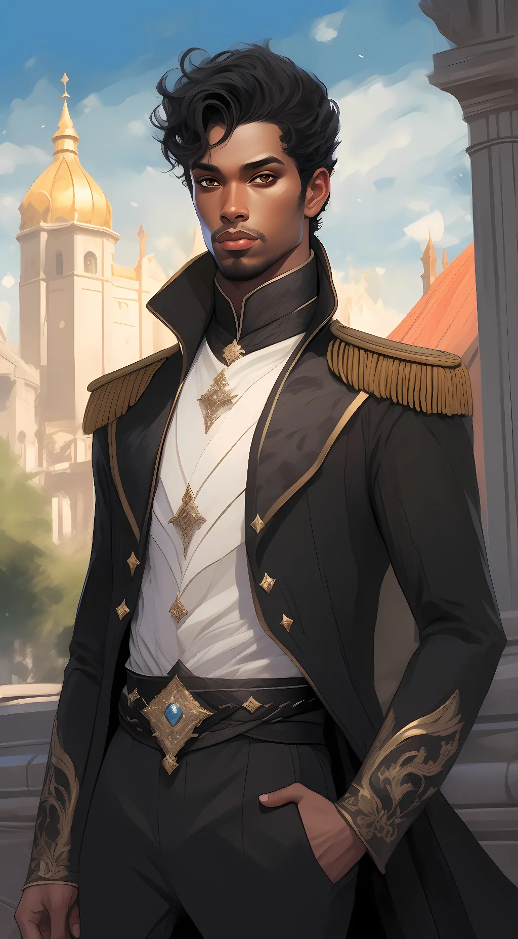 ai character: prince ash background