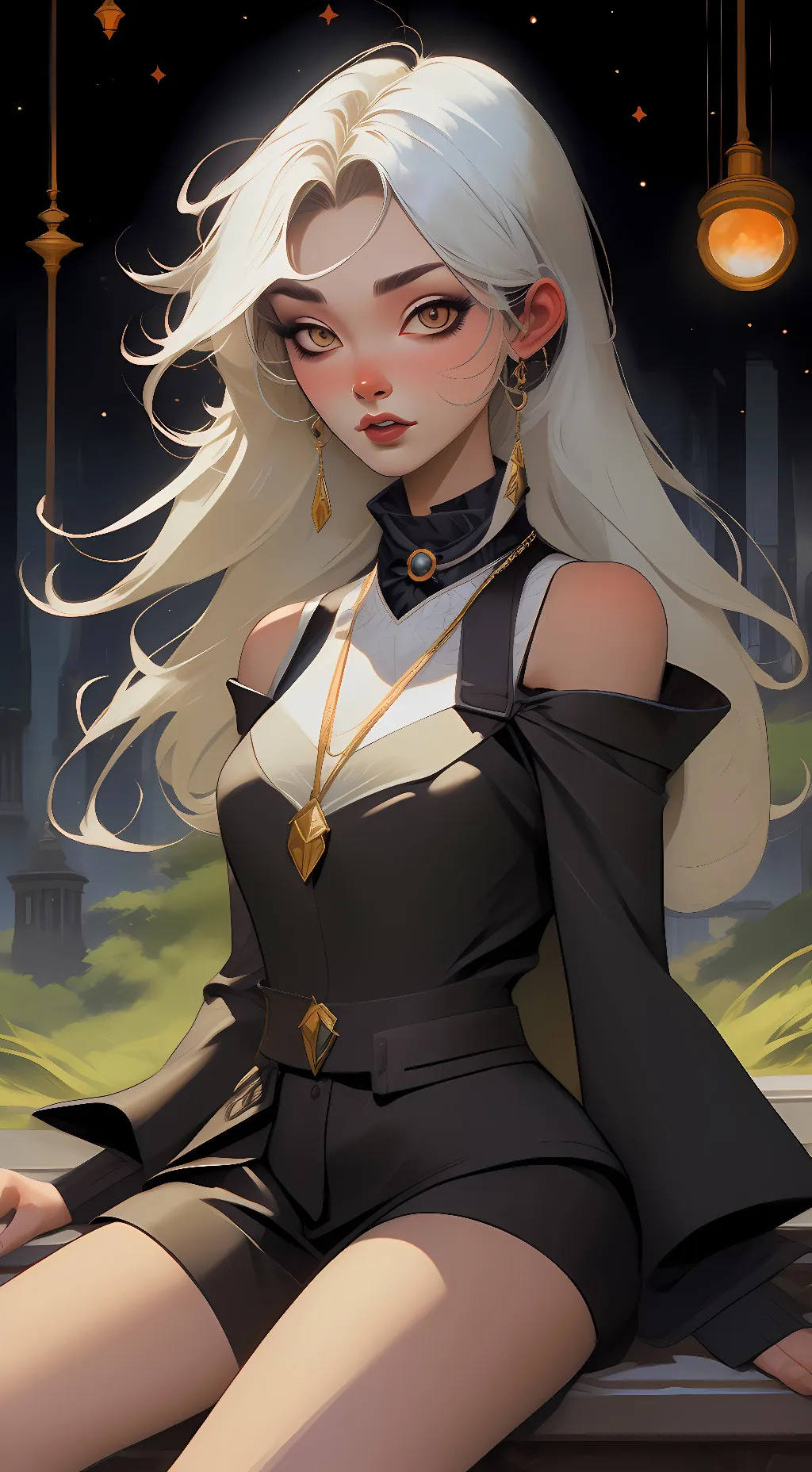 ai character: ski background