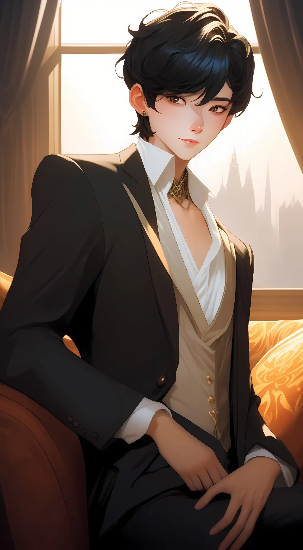 ai character: leo background