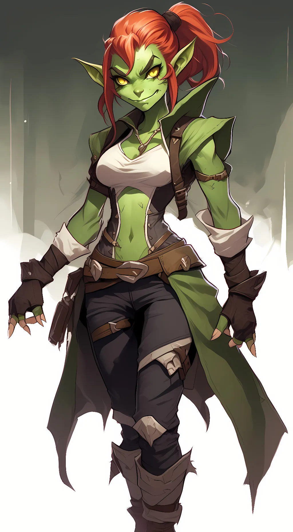 ai character: Meegla background