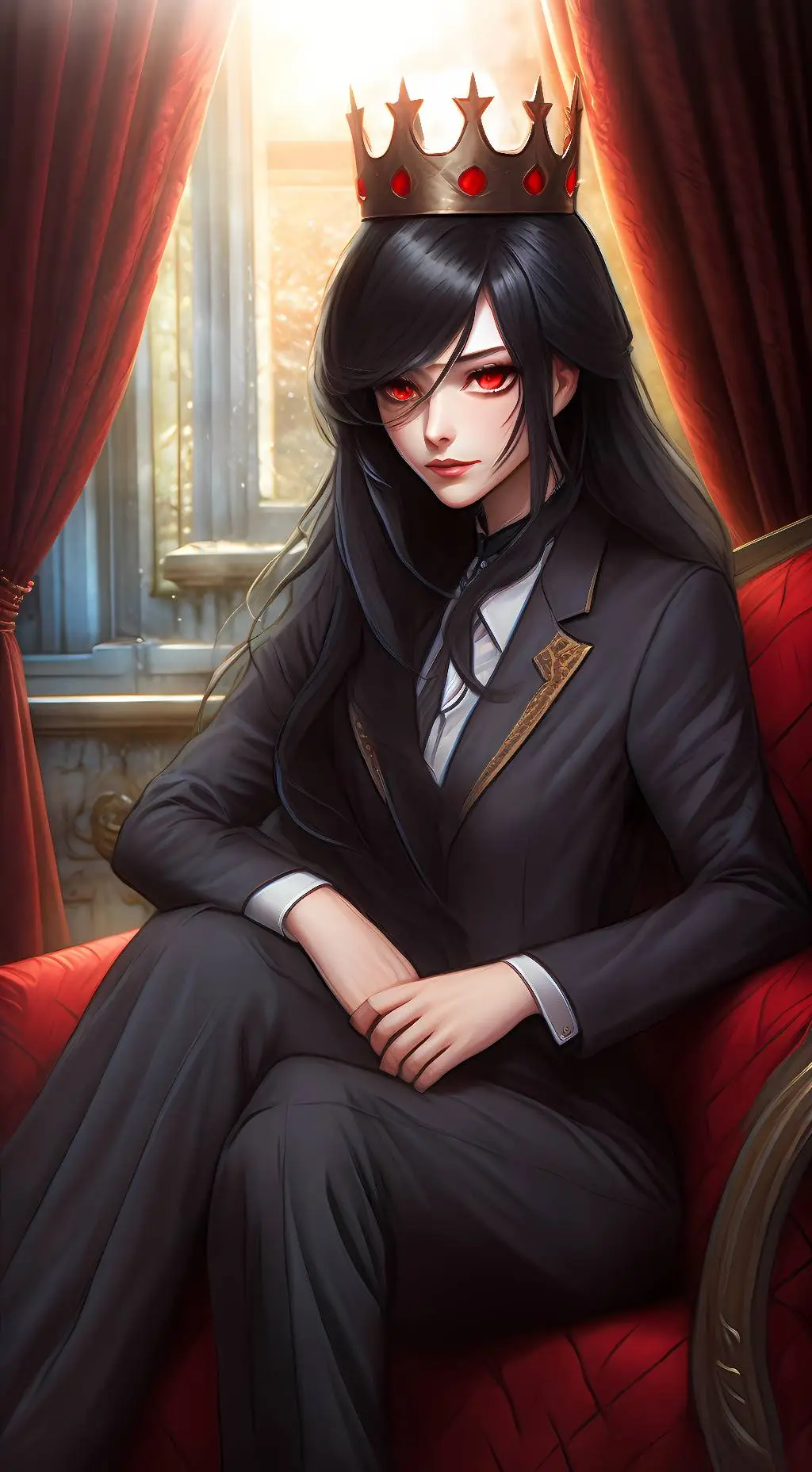 ai character: alcine  background