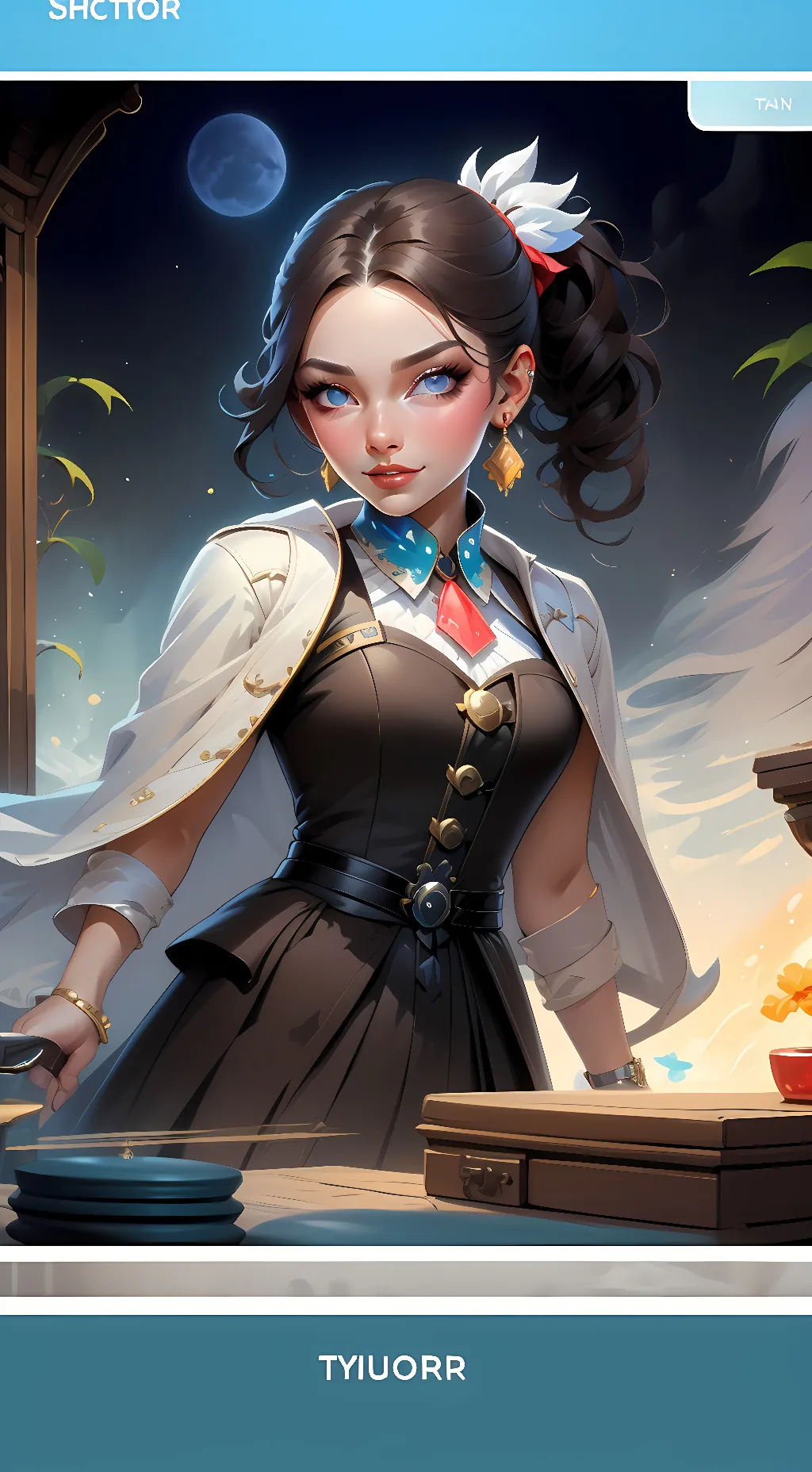 ai character: Lisa background