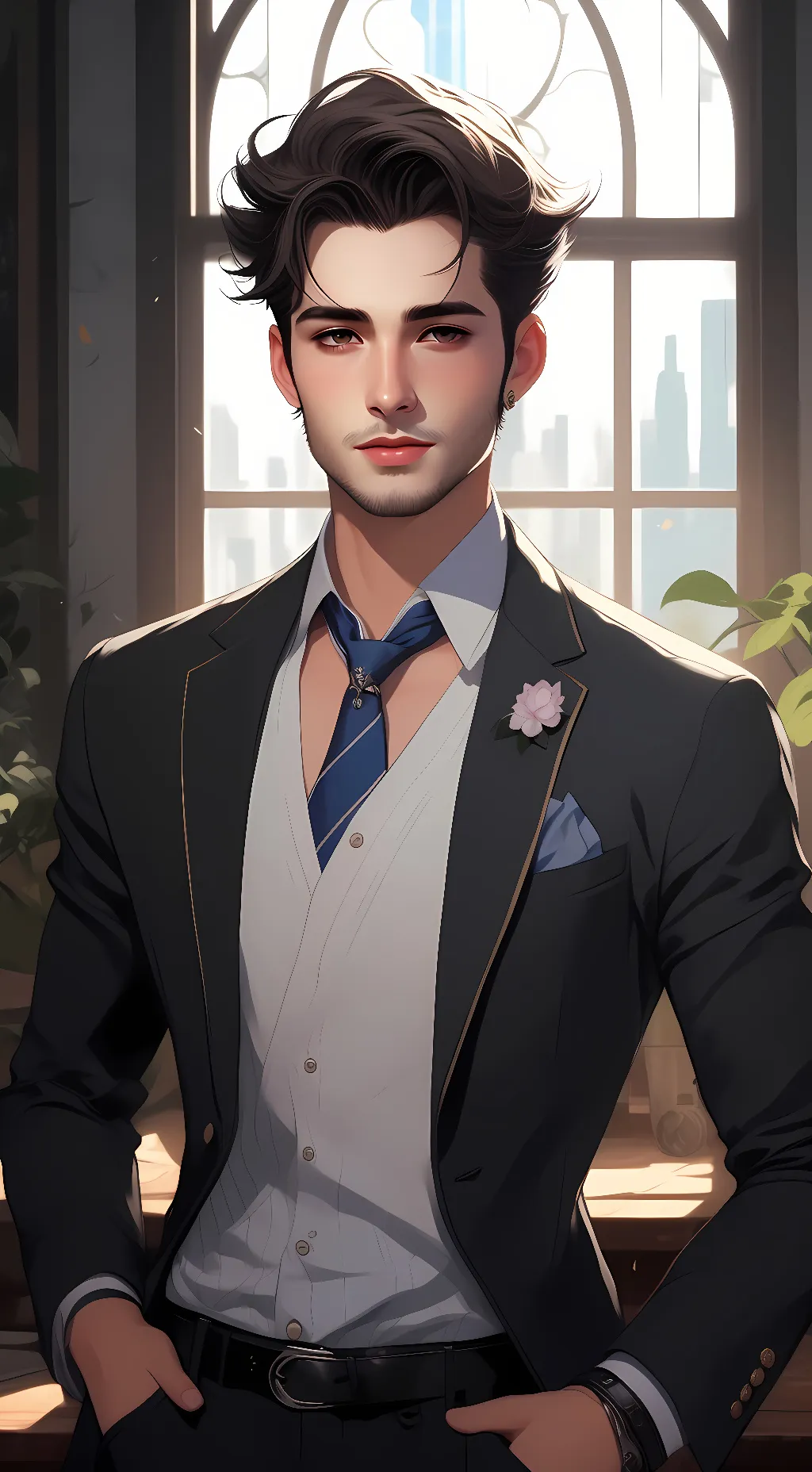 ai character: aron background