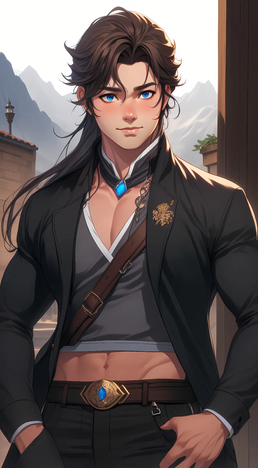 ai character: Alexandros  background