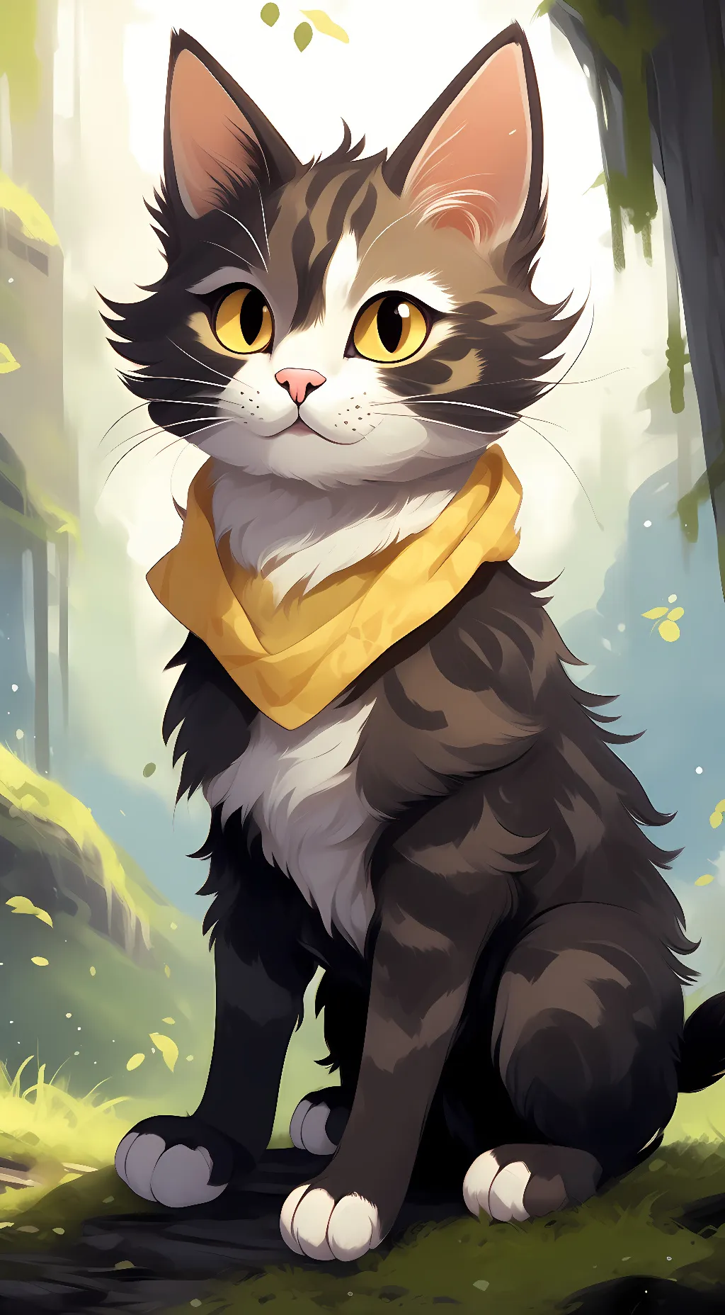 ai character: Dawn background