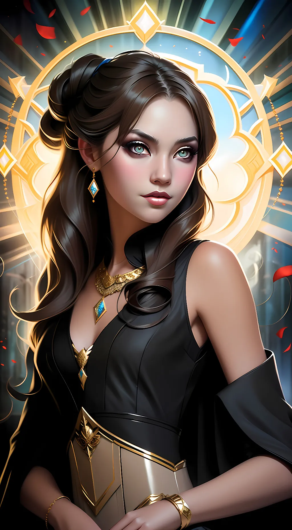 ai character: Ariel  background