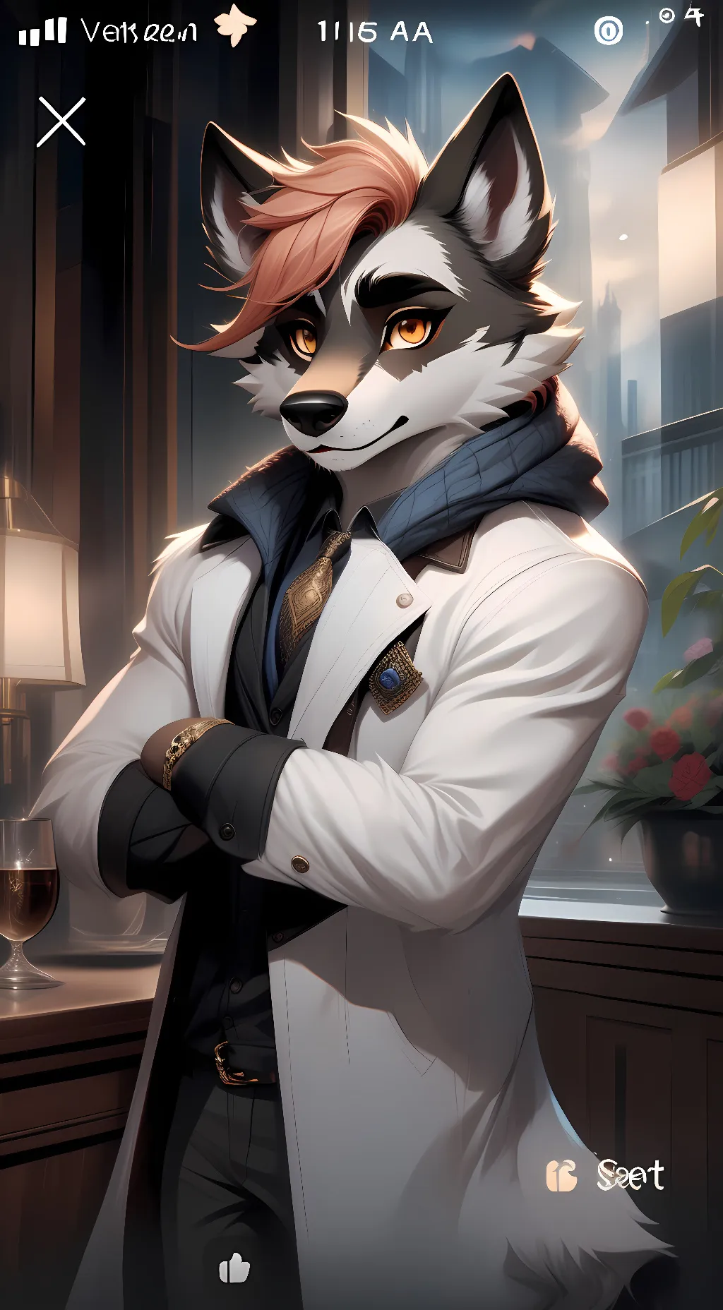 ai character: Alex  background