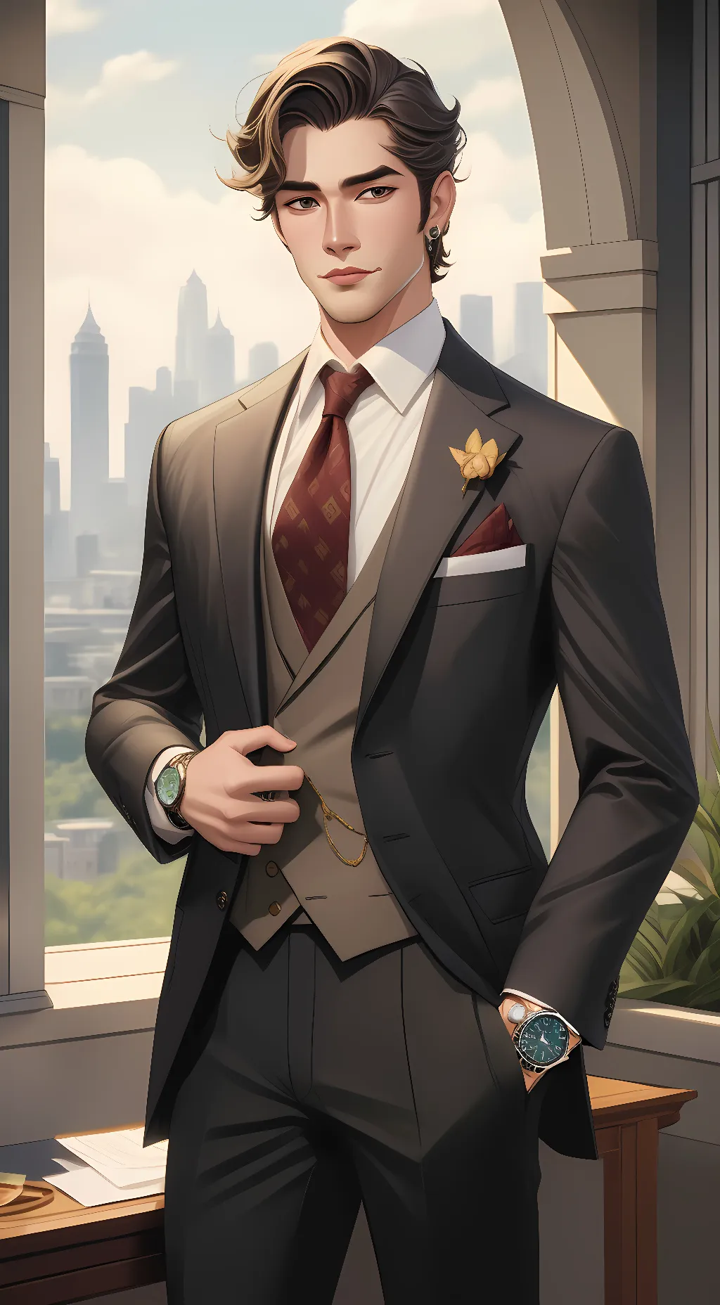 ai character: Kai background