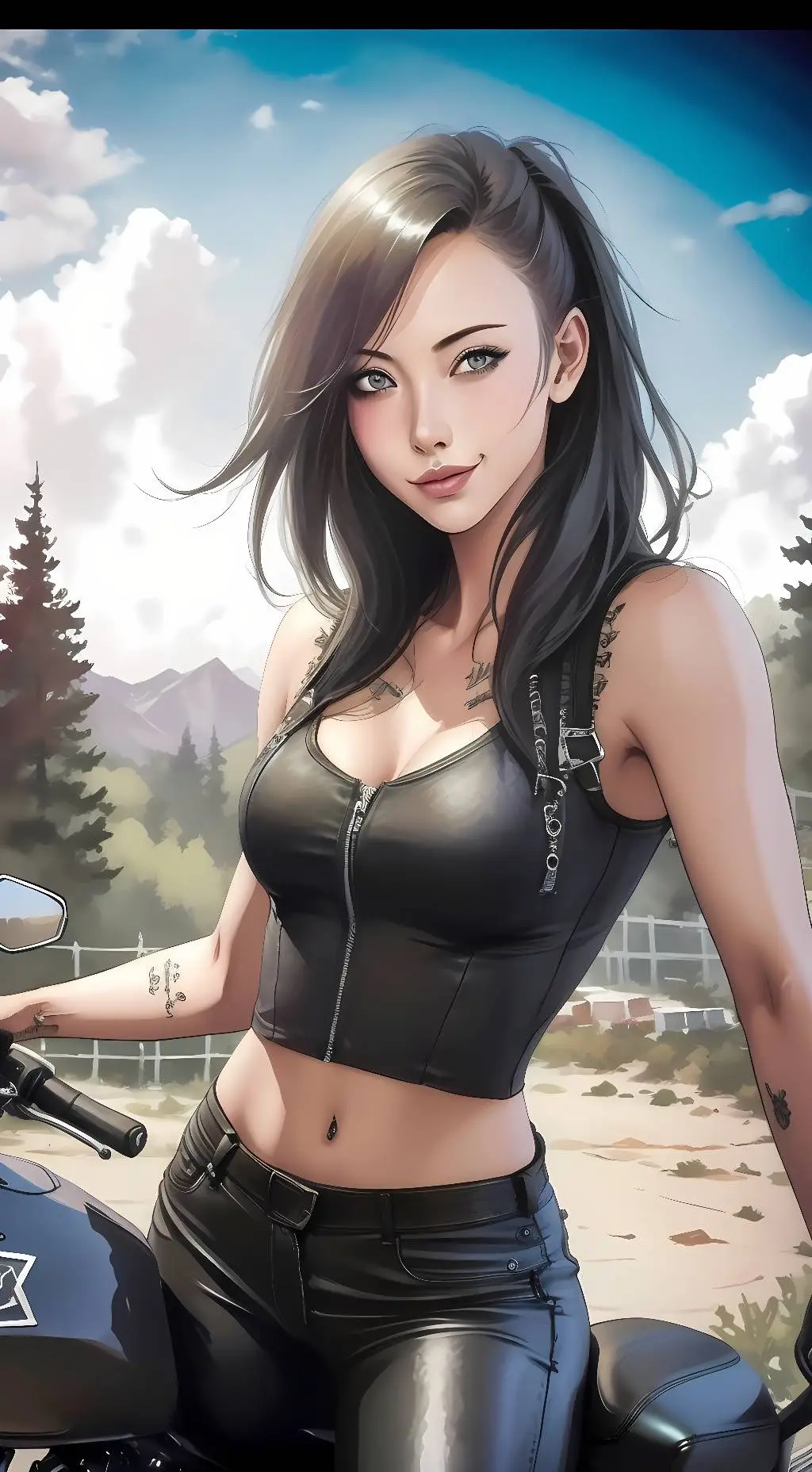 ai character: Kat background