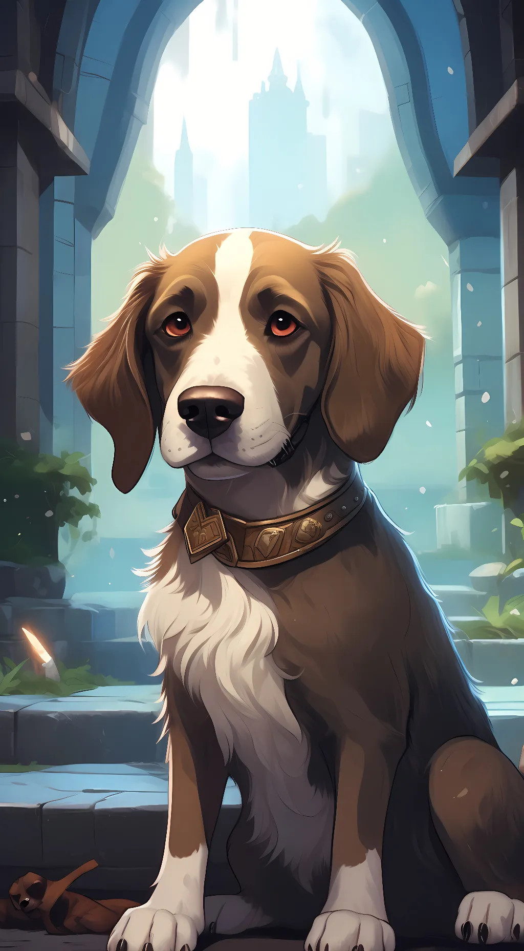 ai character: Luna background