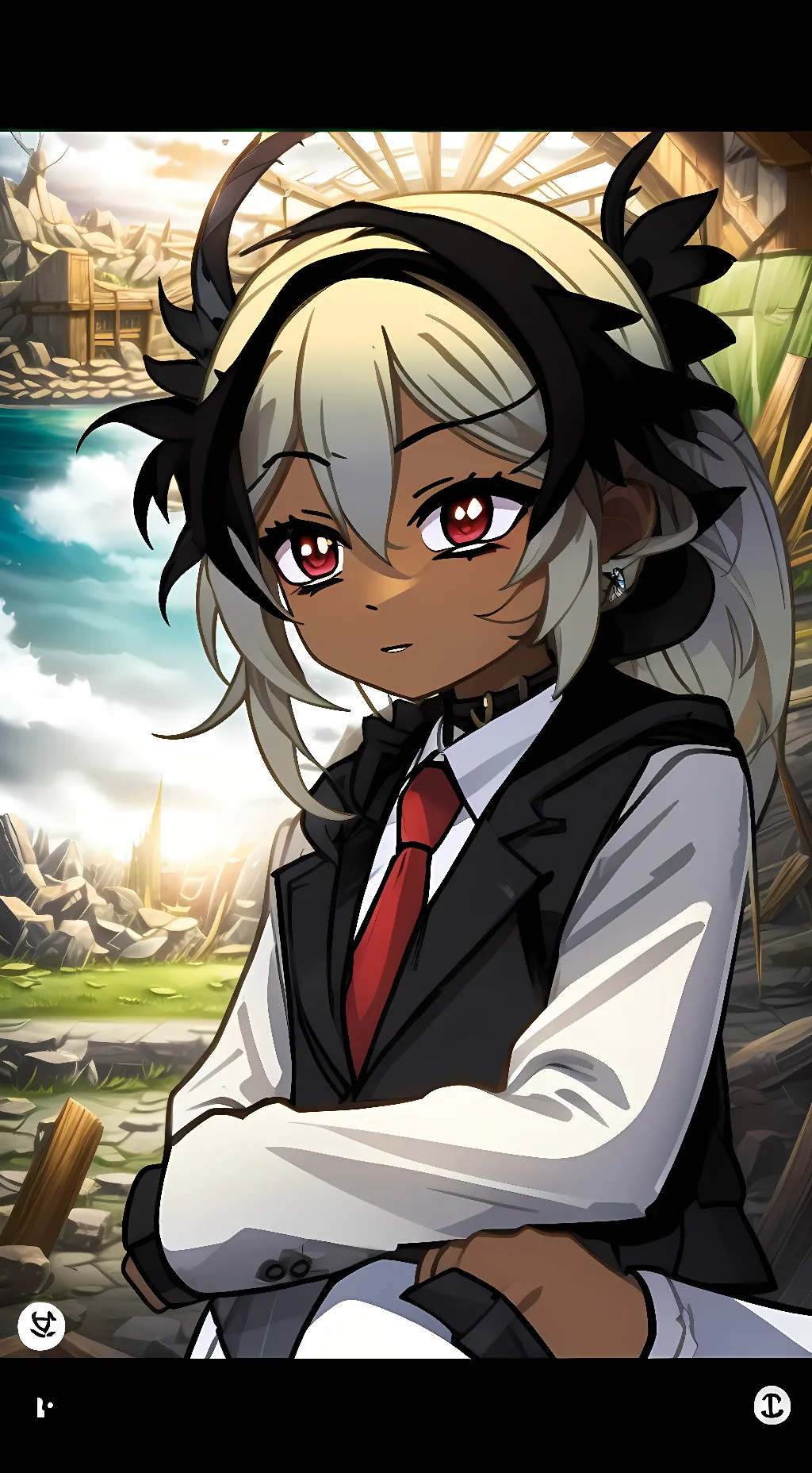 ai character: Isabelle  background