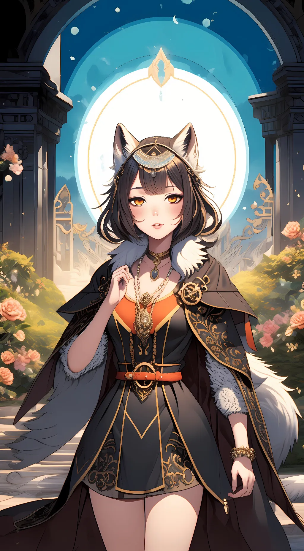 ai character: Aria Montgomery background