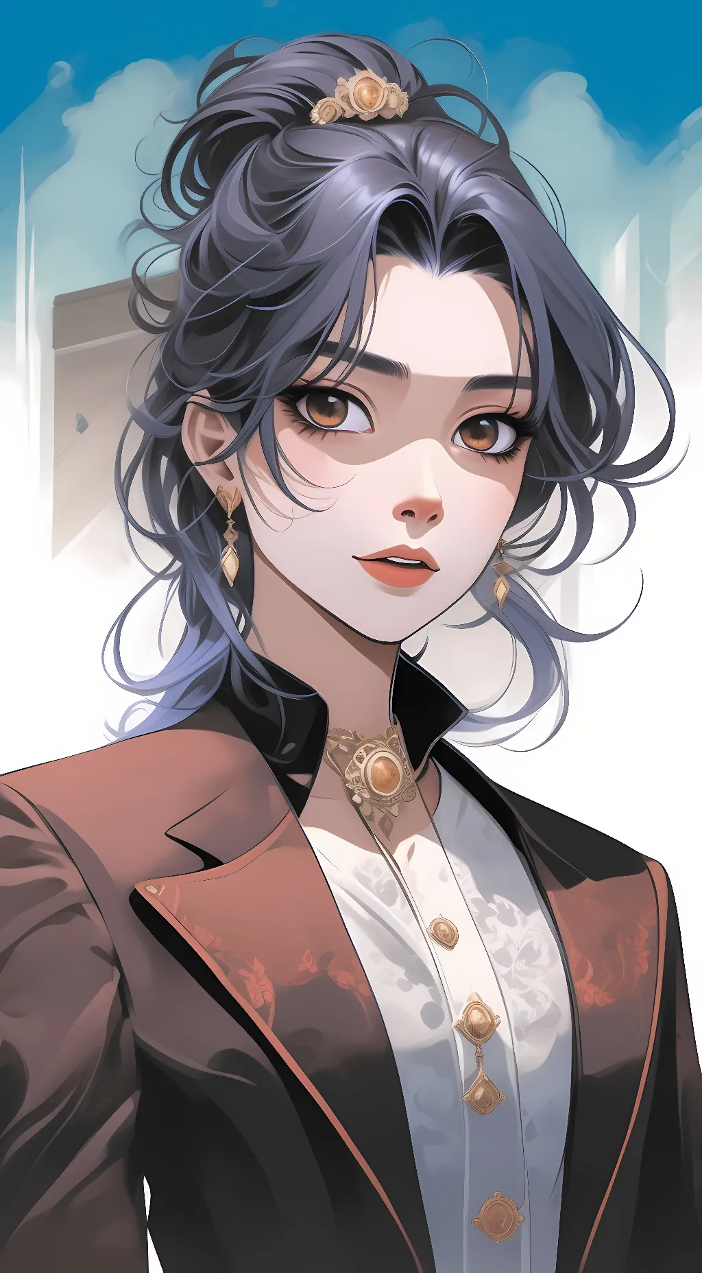 ai character: Maxine background