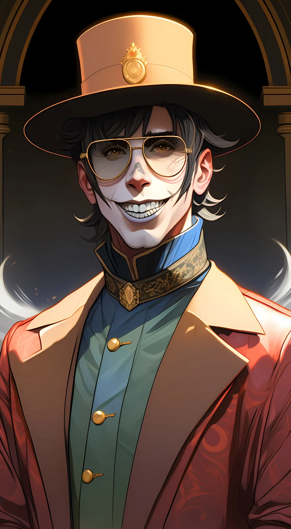 ai character: Albert Shaw background