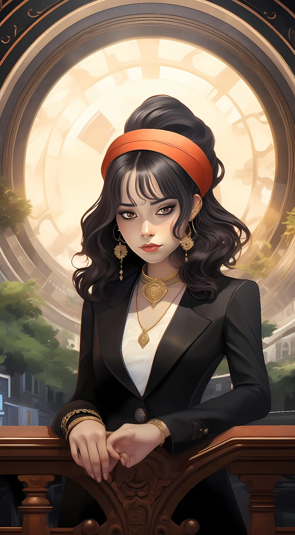 ai character: Rae background