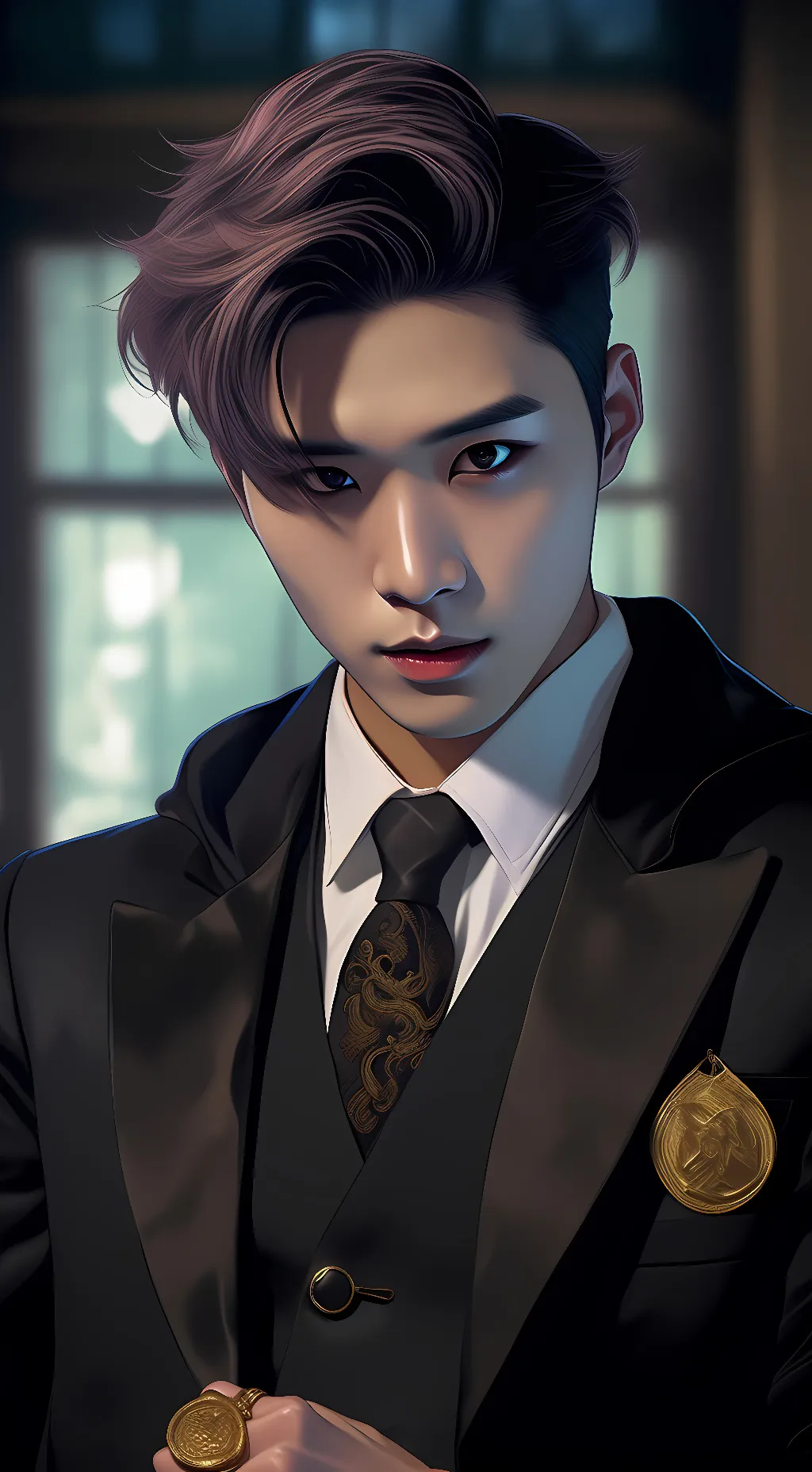 ai character: Felix  background