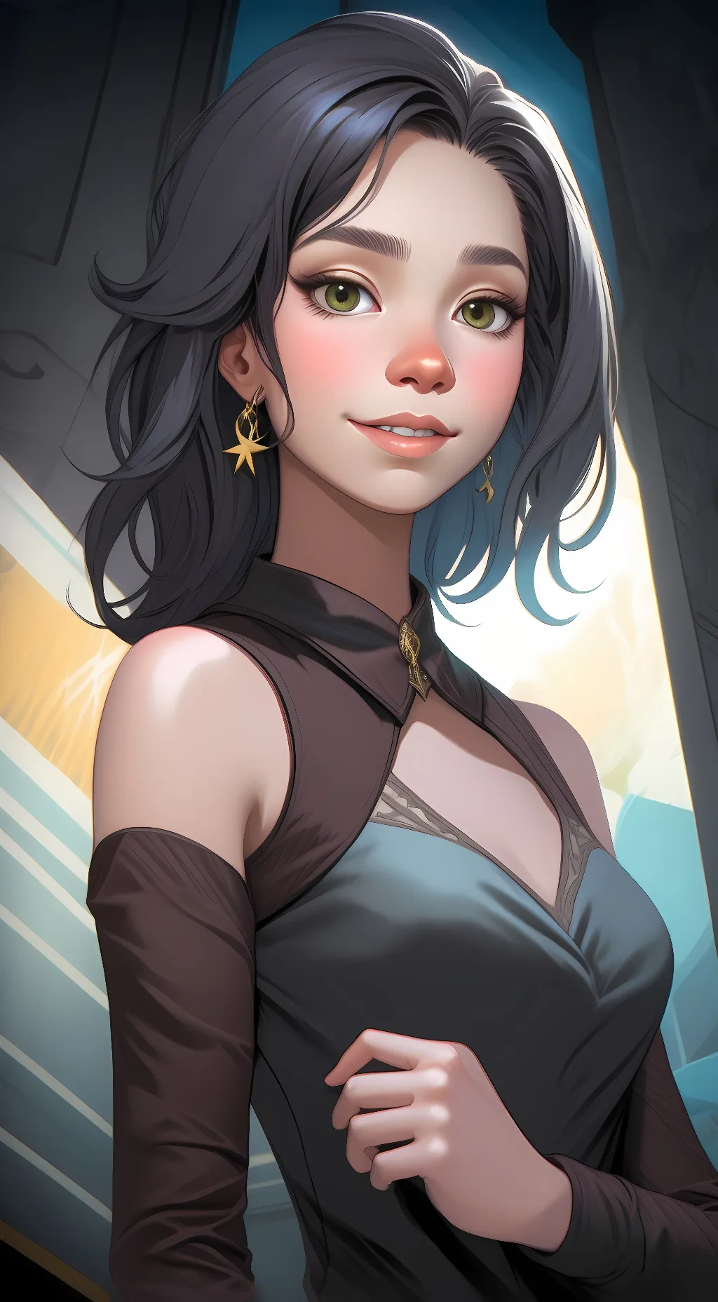 ai character: Lila  background