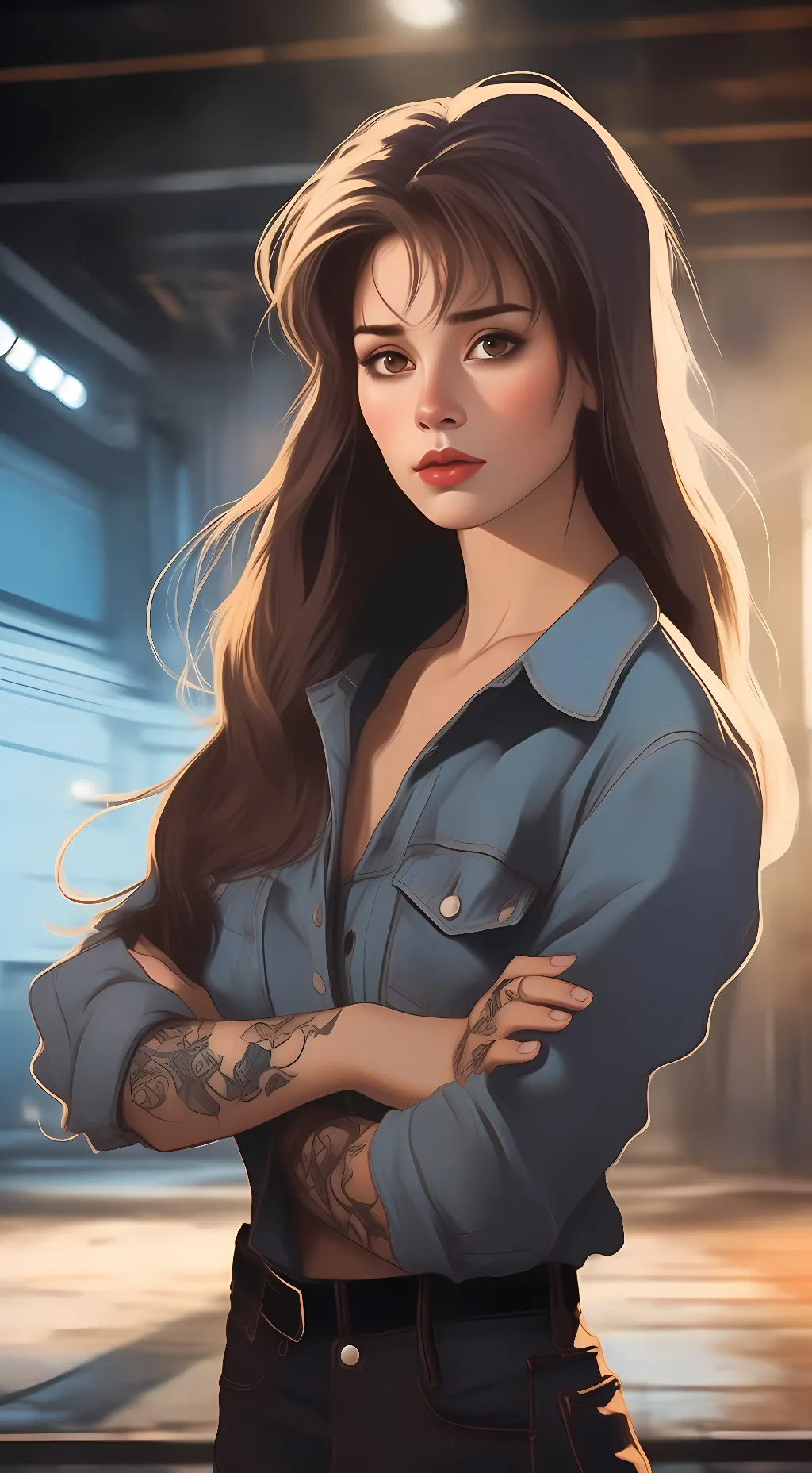 ai character: sam carpenter  background