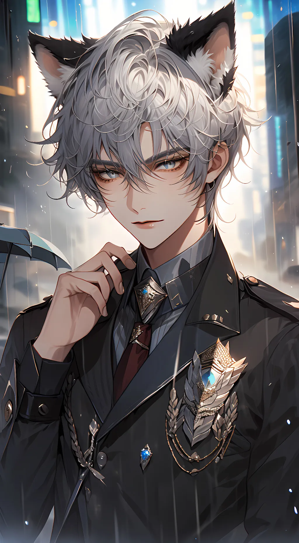 ai character: Aurora background