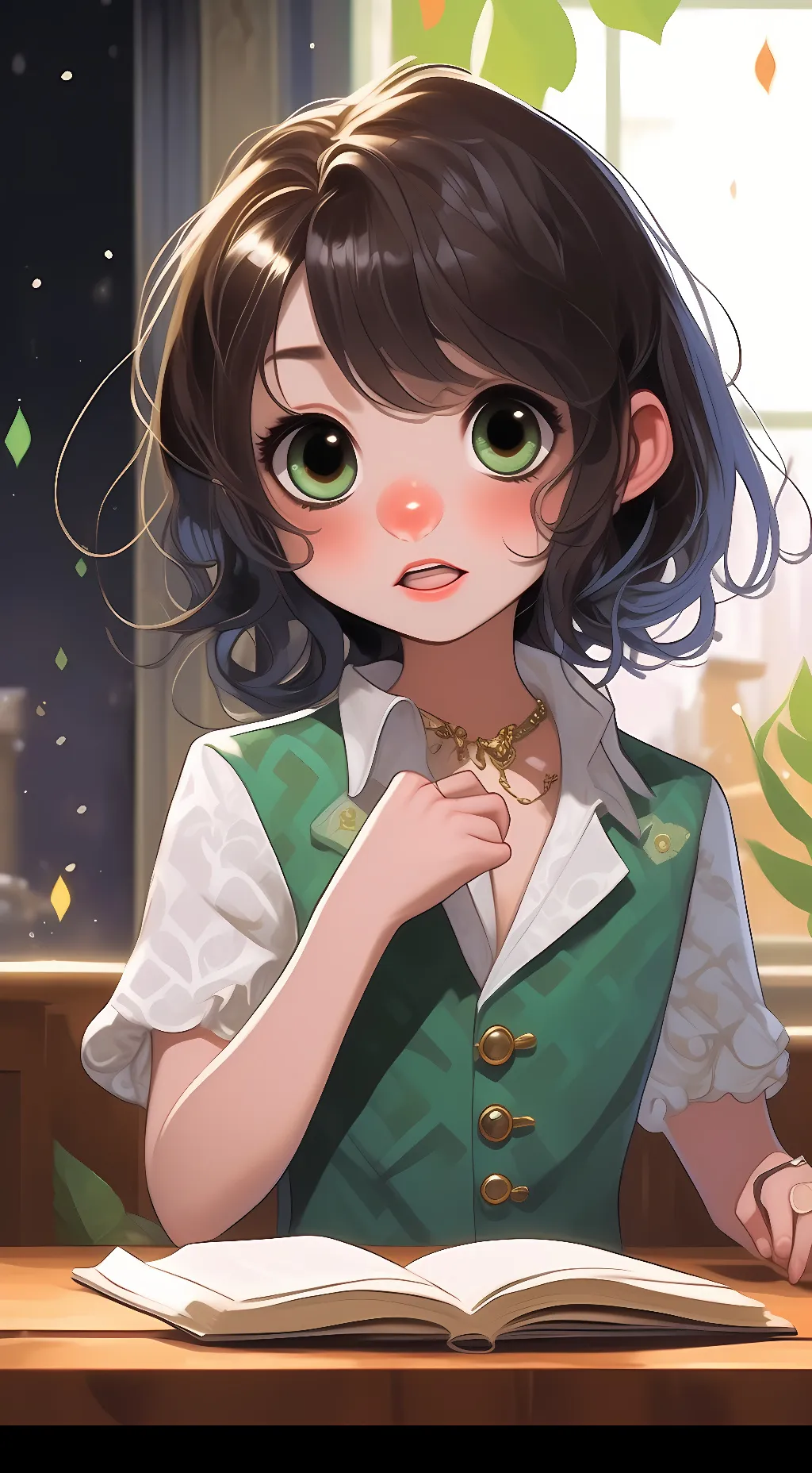 ai character: Clever background