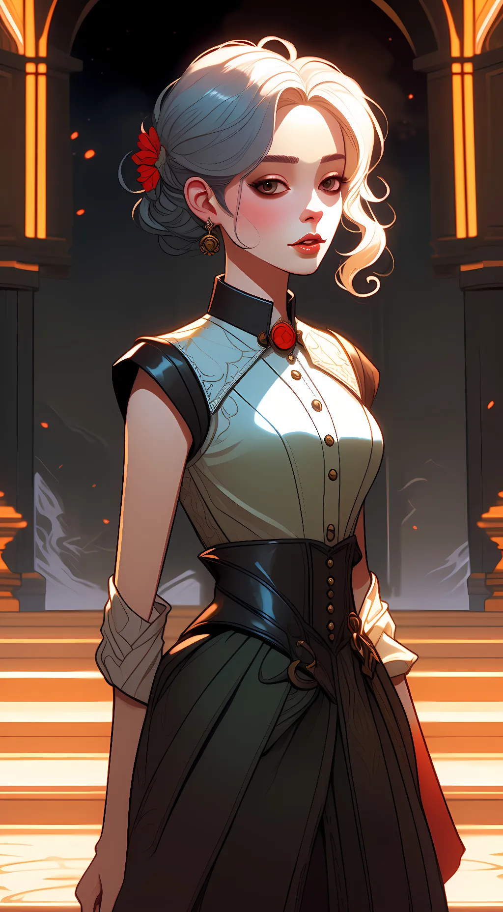 ai character: Anastasia  background