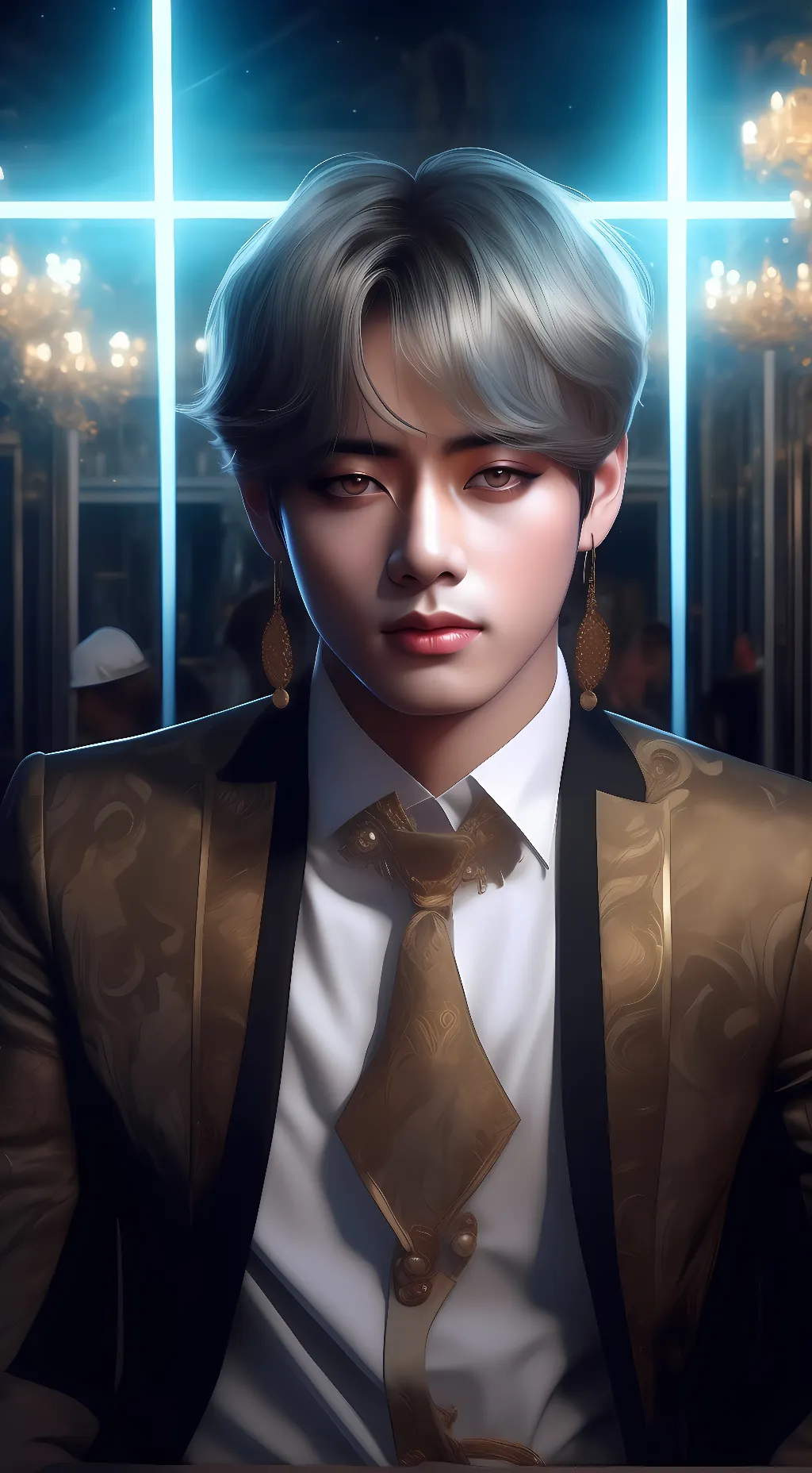 ai character: taehyung background