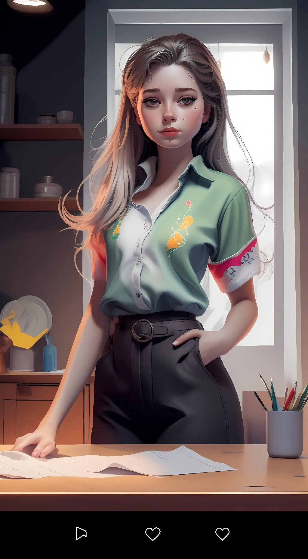 ai character: Sophia Morales background