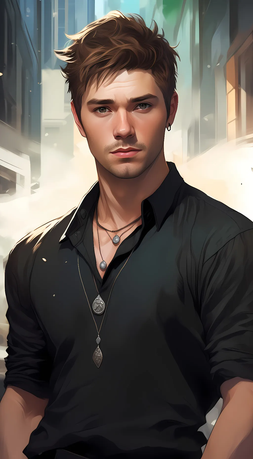 ai character: Oliver Grant background