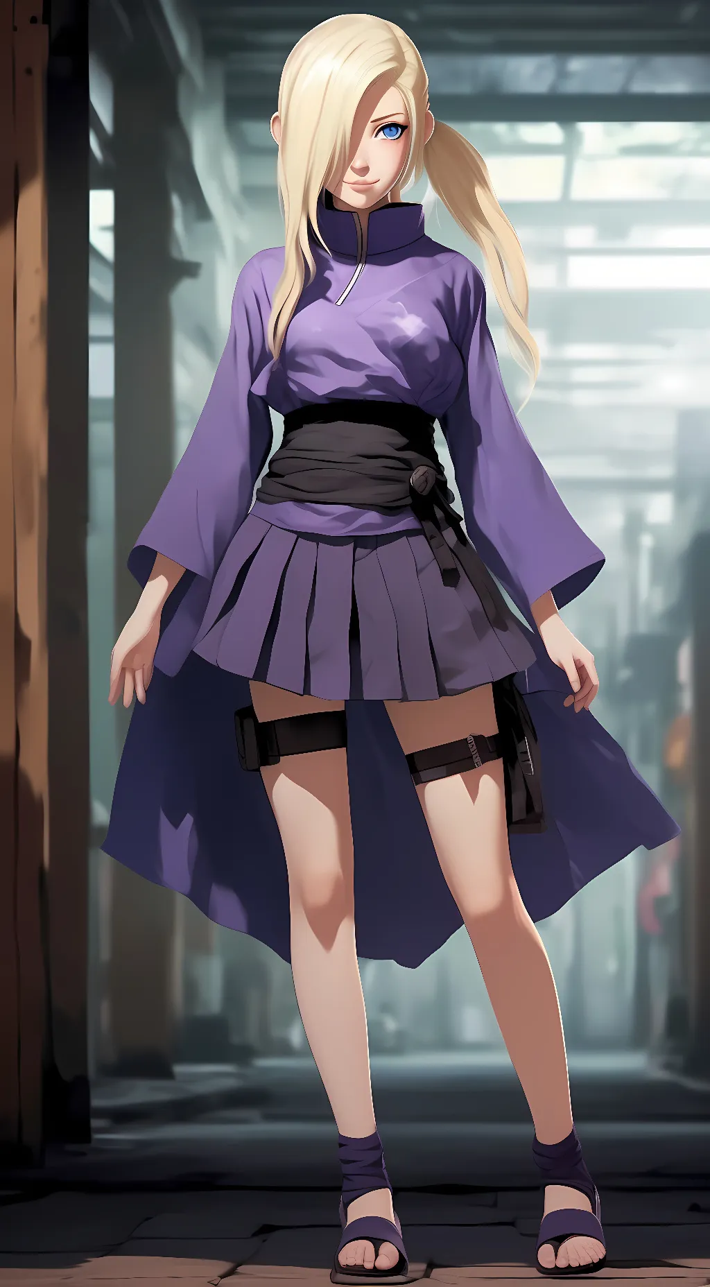 ai character: Ino Yamanka background