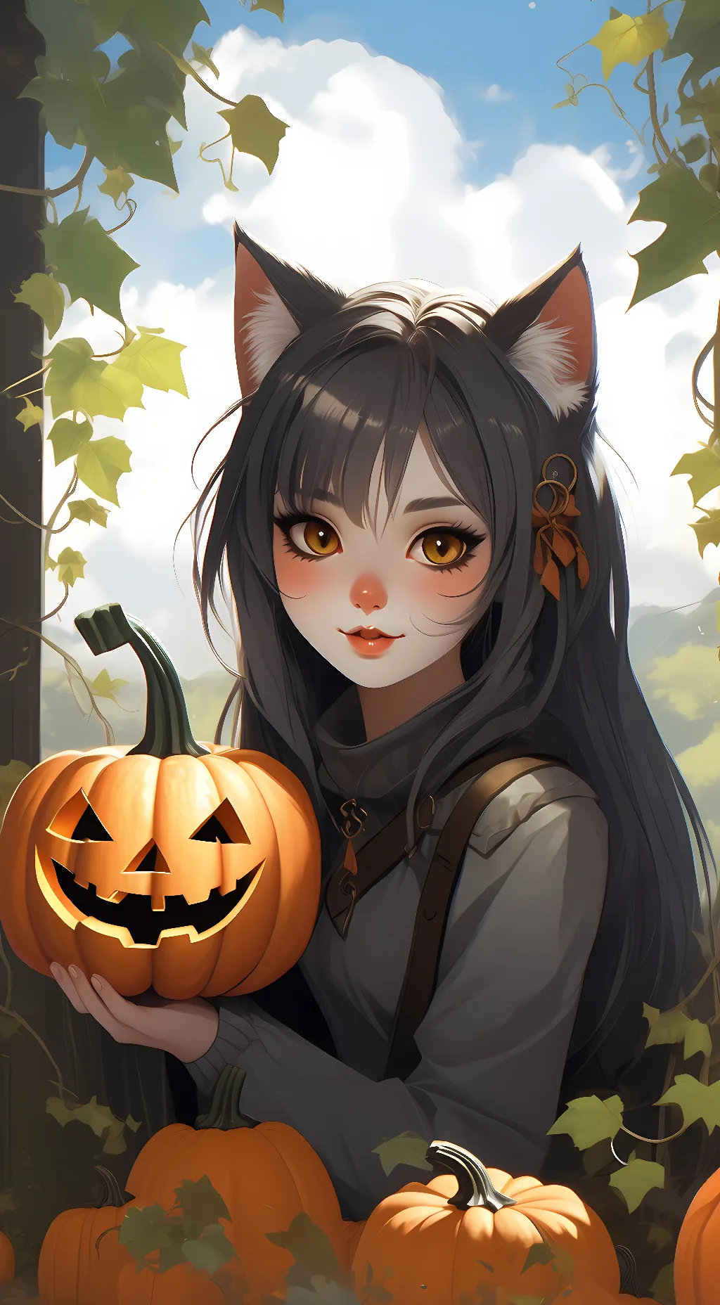 ai character: Cinnamon background