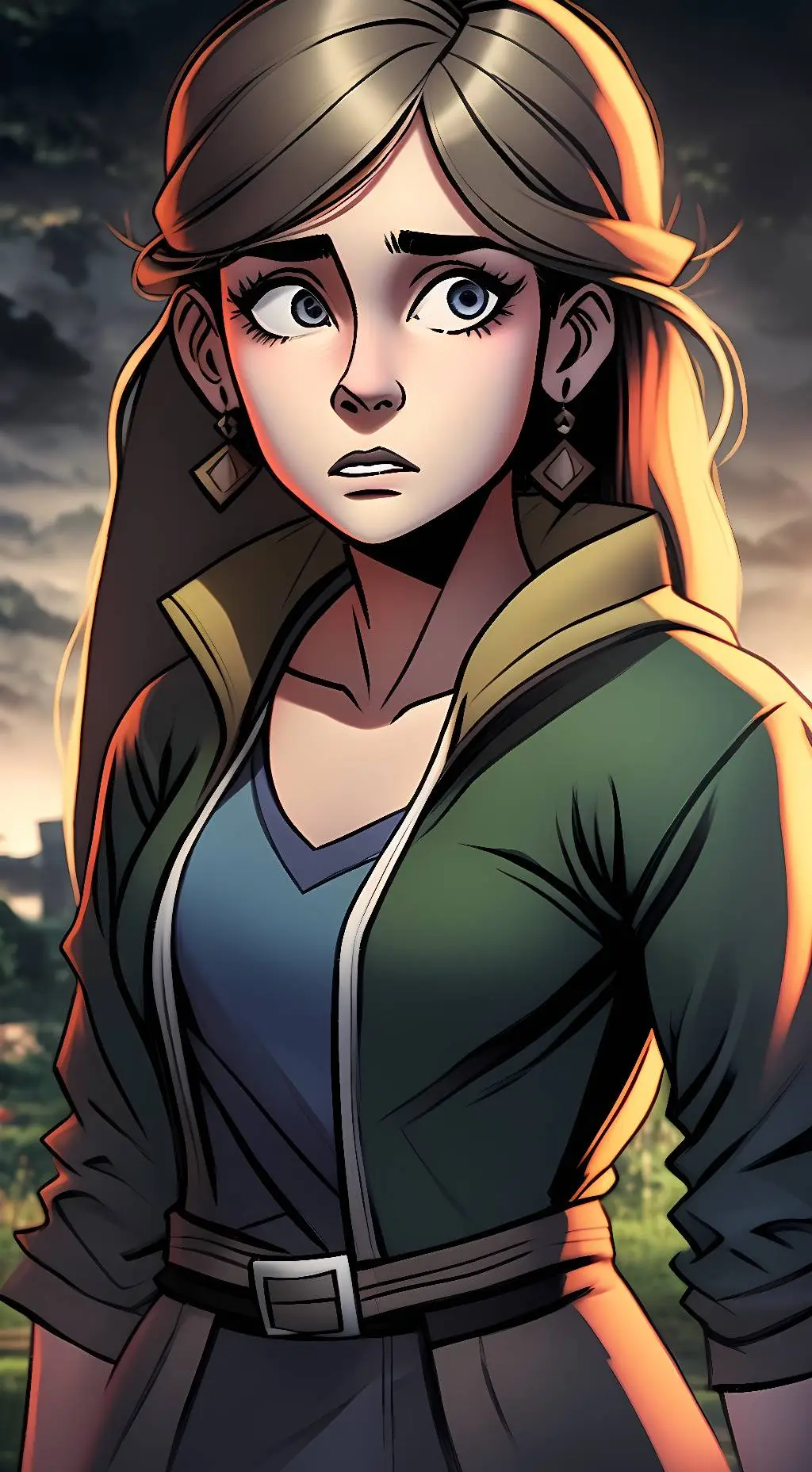 ai character: Charlie Emily background