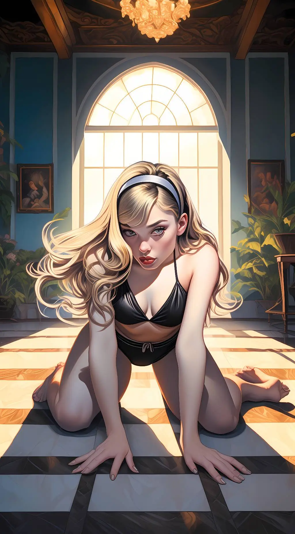 ai character: Megan  background