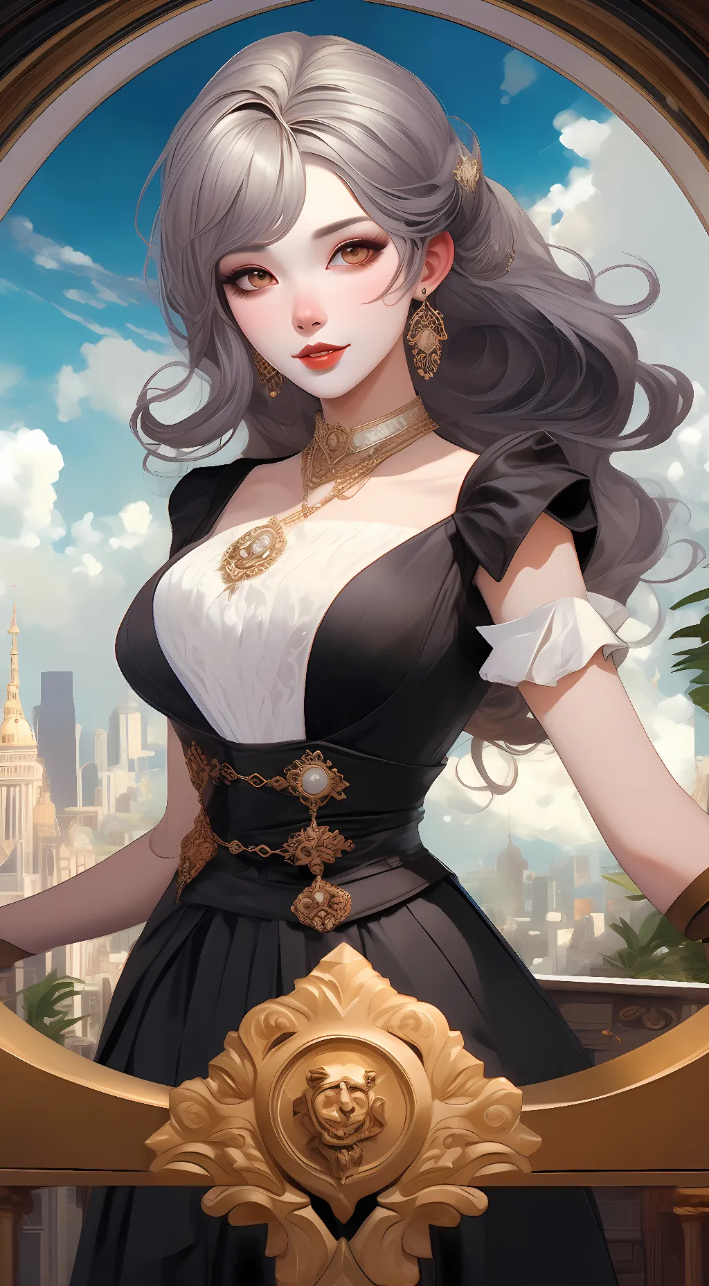 ai character: Miss fluffle bunny background