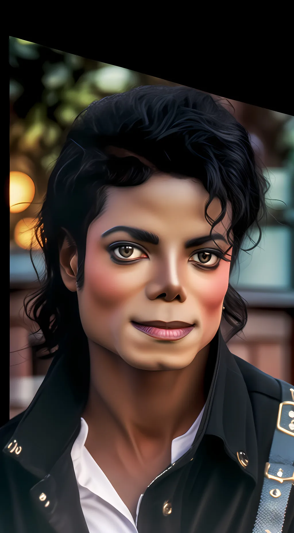 ai character: Michael Jackson background