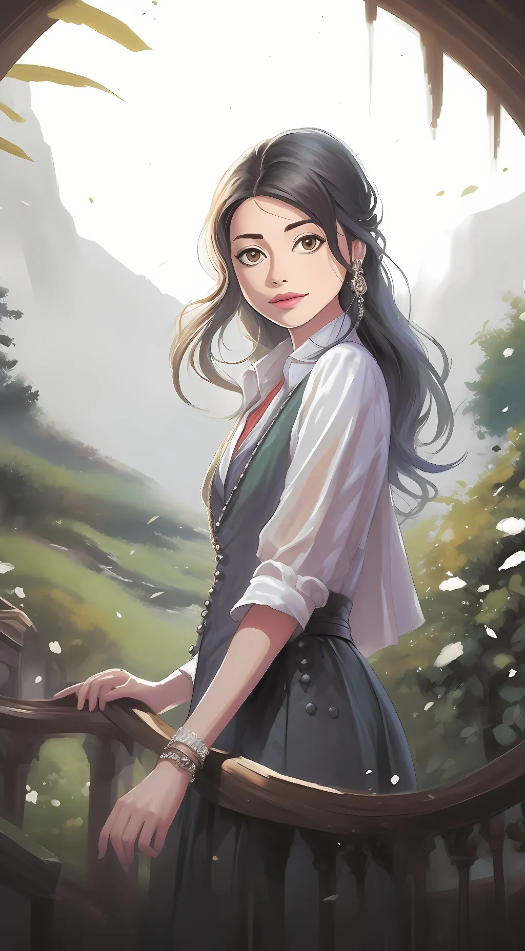 ai character: Candy corn  background