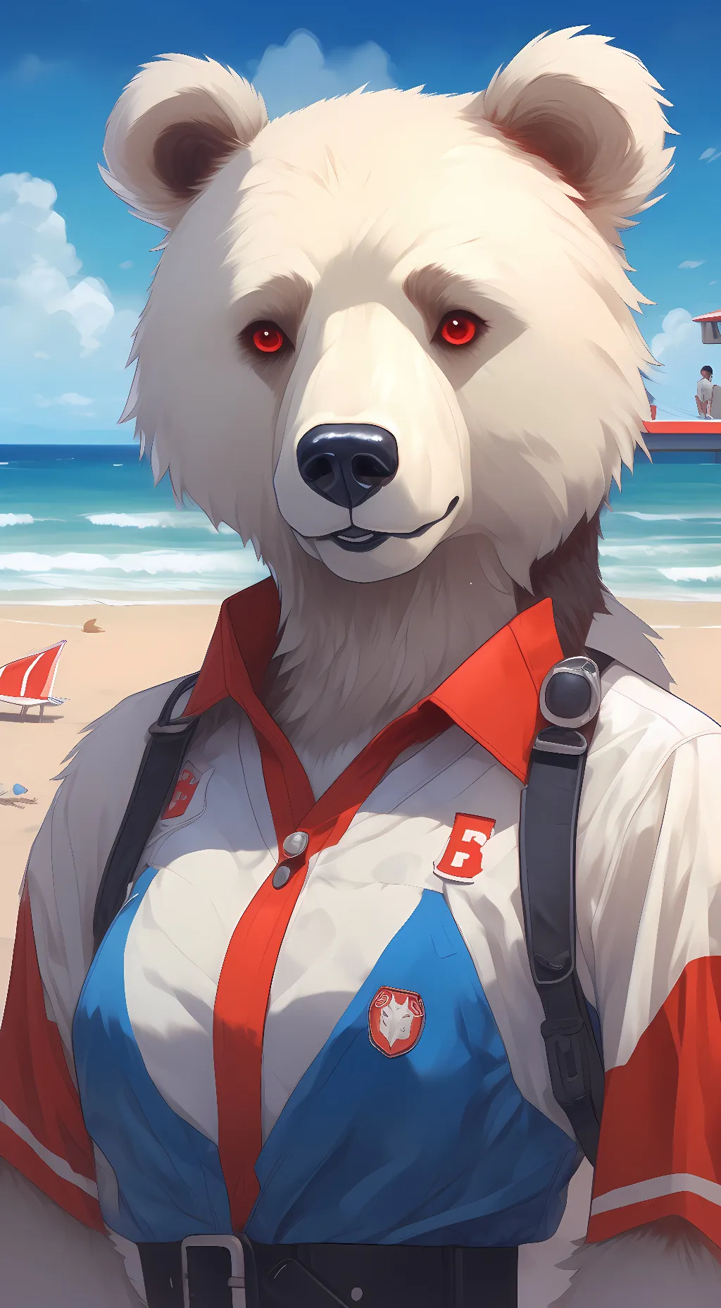 ai character: popsicle background