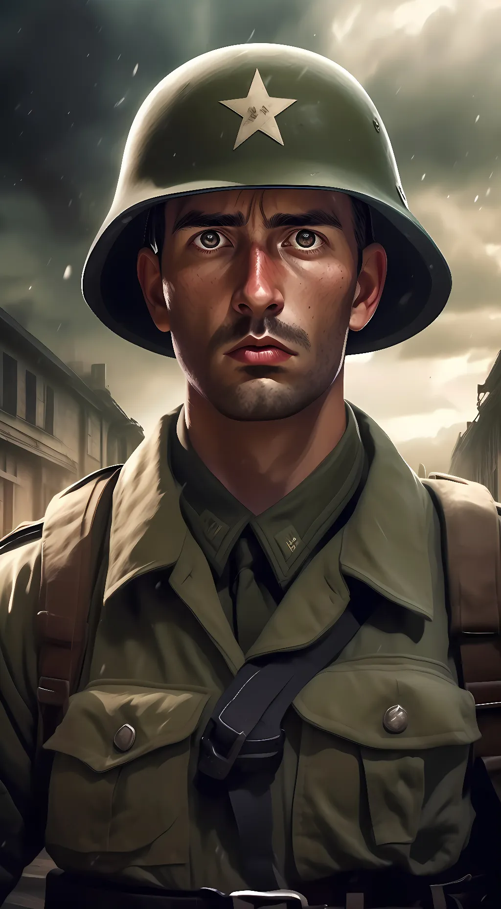 ai character: Sergeant Steve  background