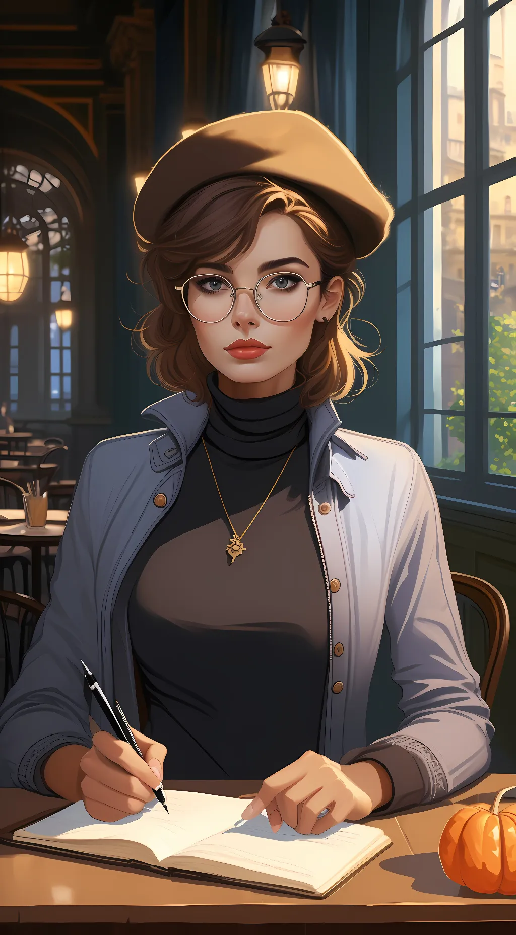 ai character: The Plot Doctor background