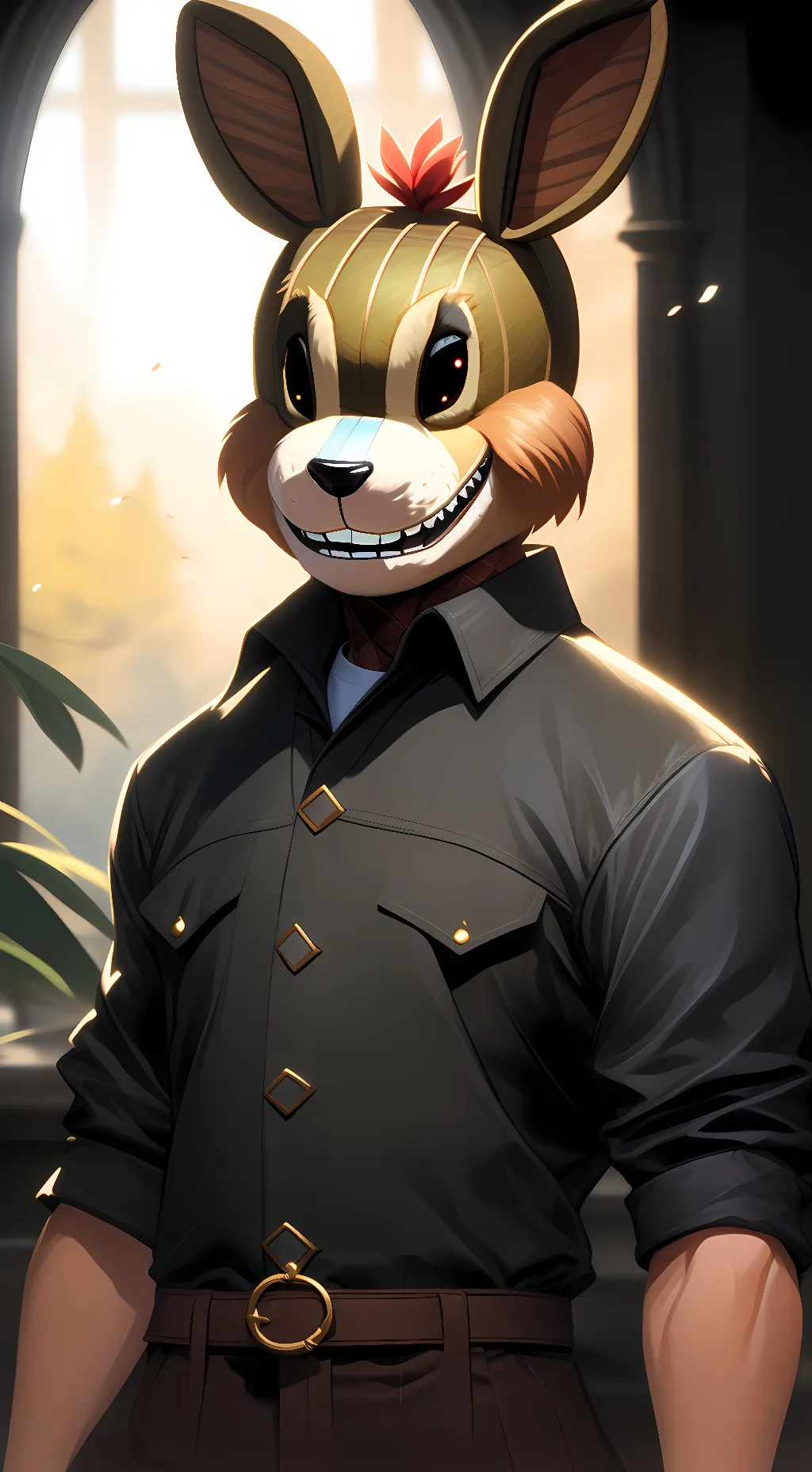 ai character: Springtrap background