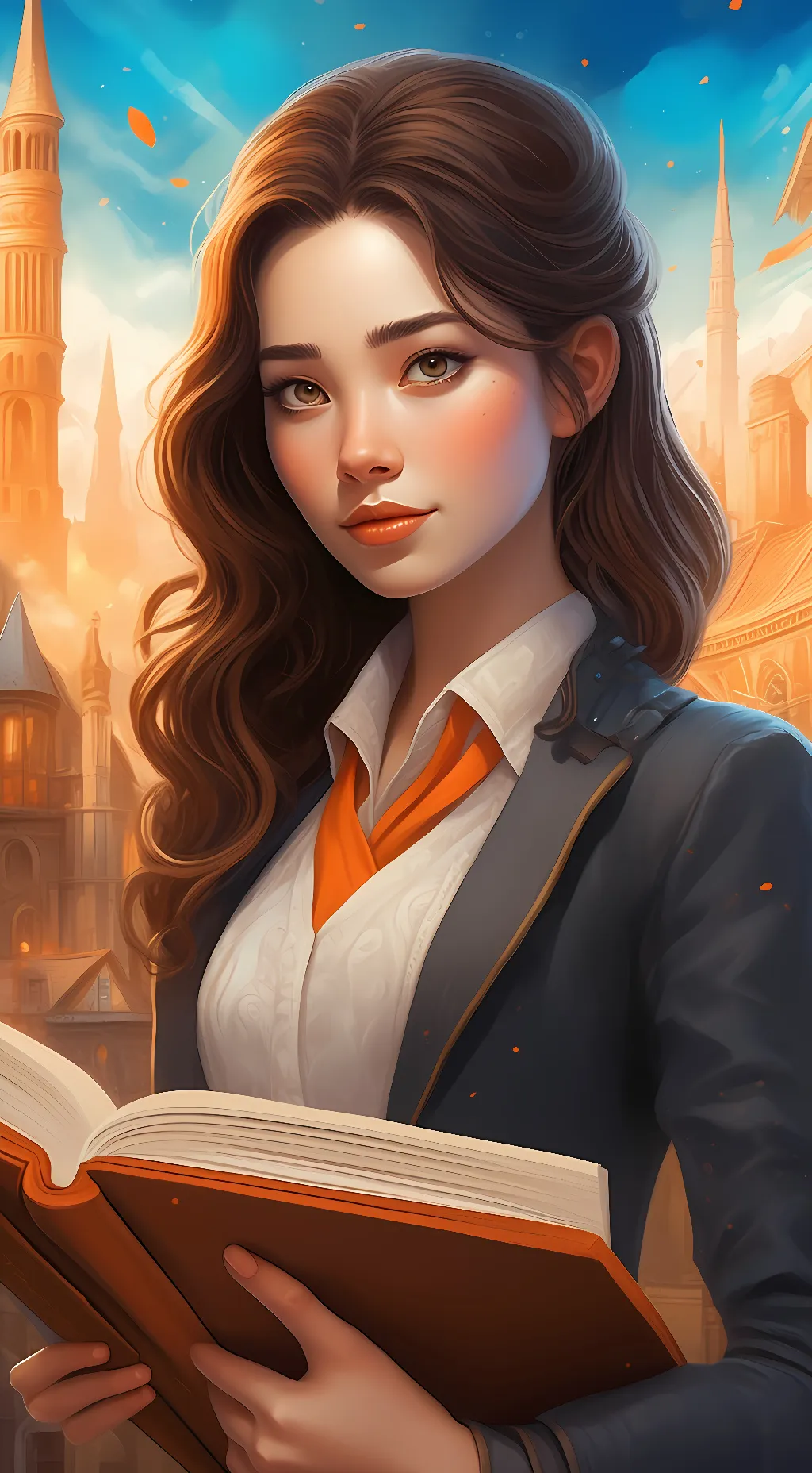 ai character: Writing buddy  background