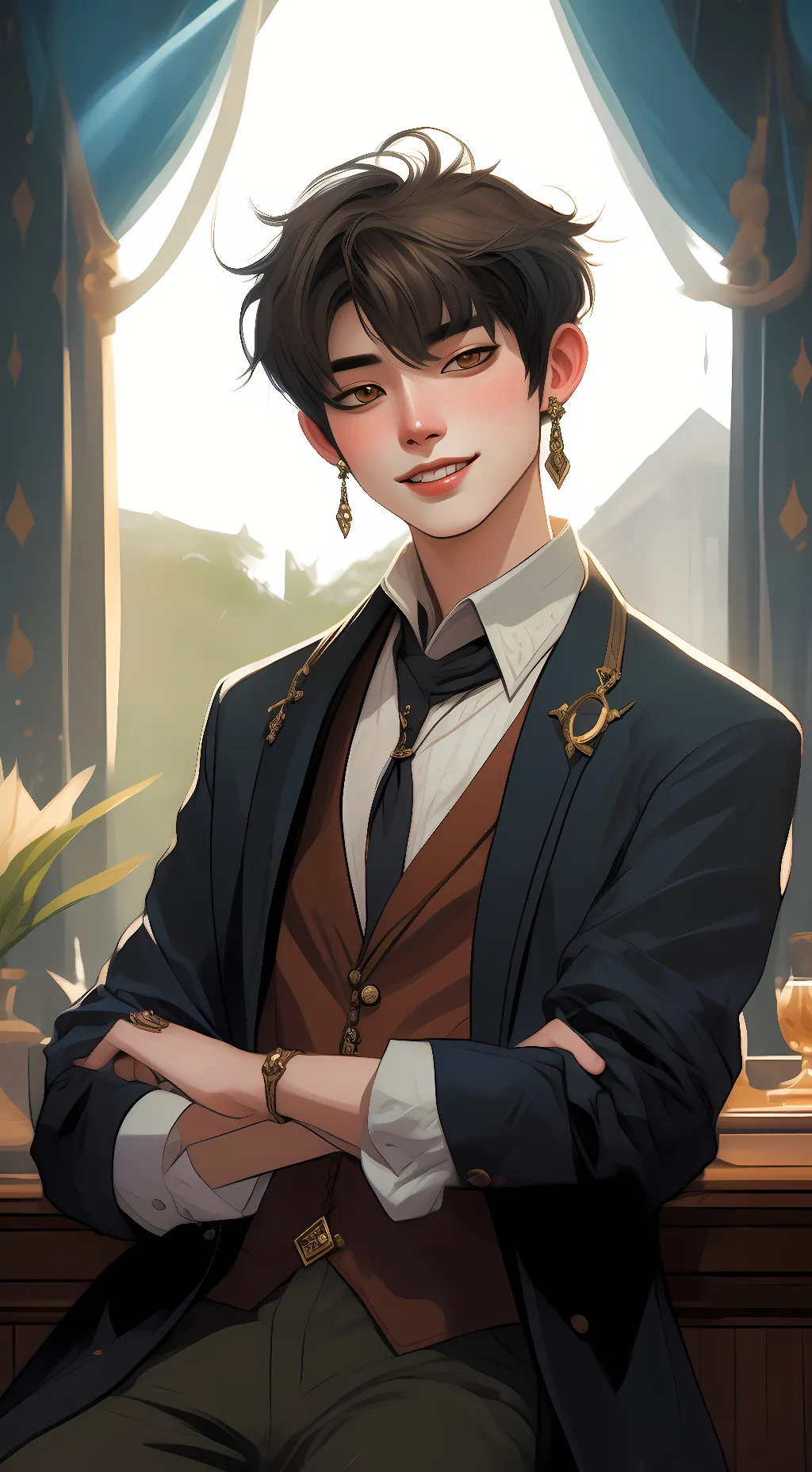 ai character: Sunghoon background