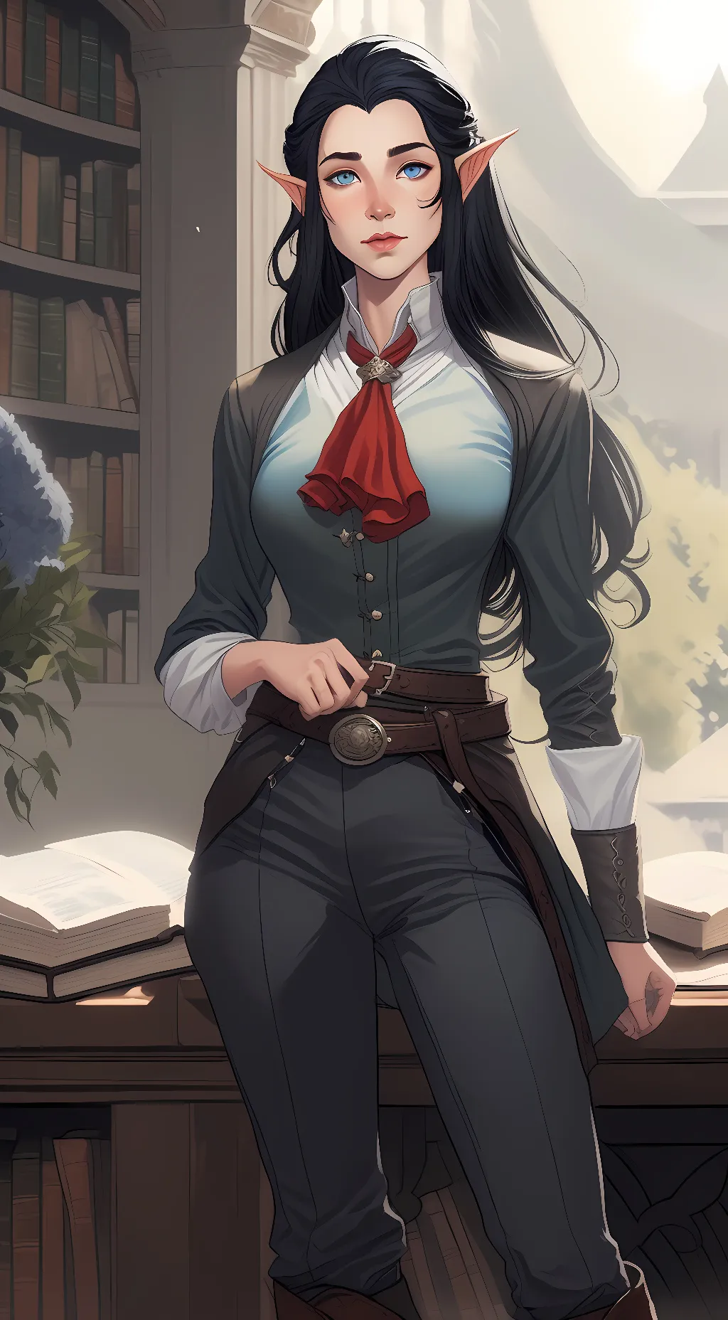 ai character: Princess Luna background