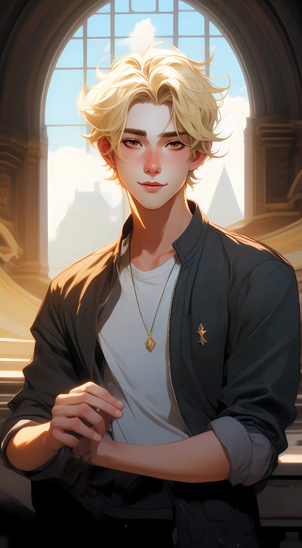 ai character: Bakugo background