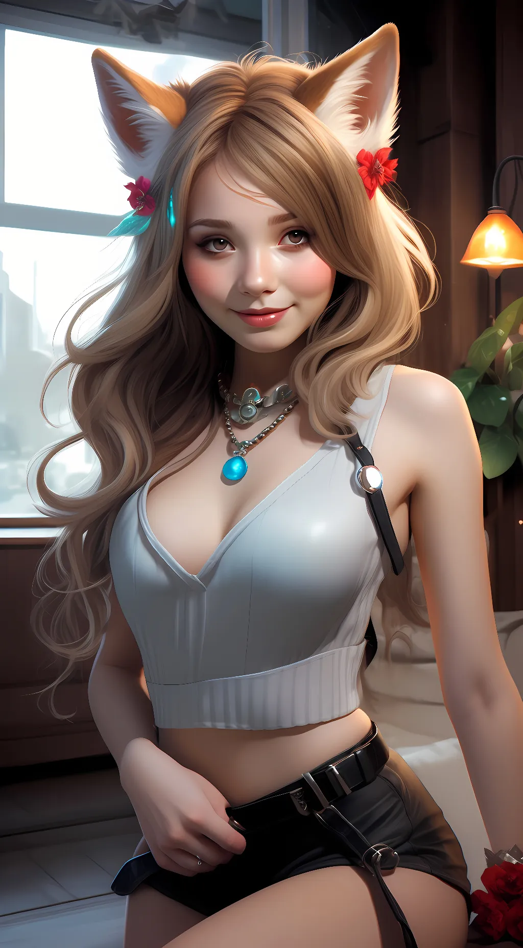 ai character: Callie  background