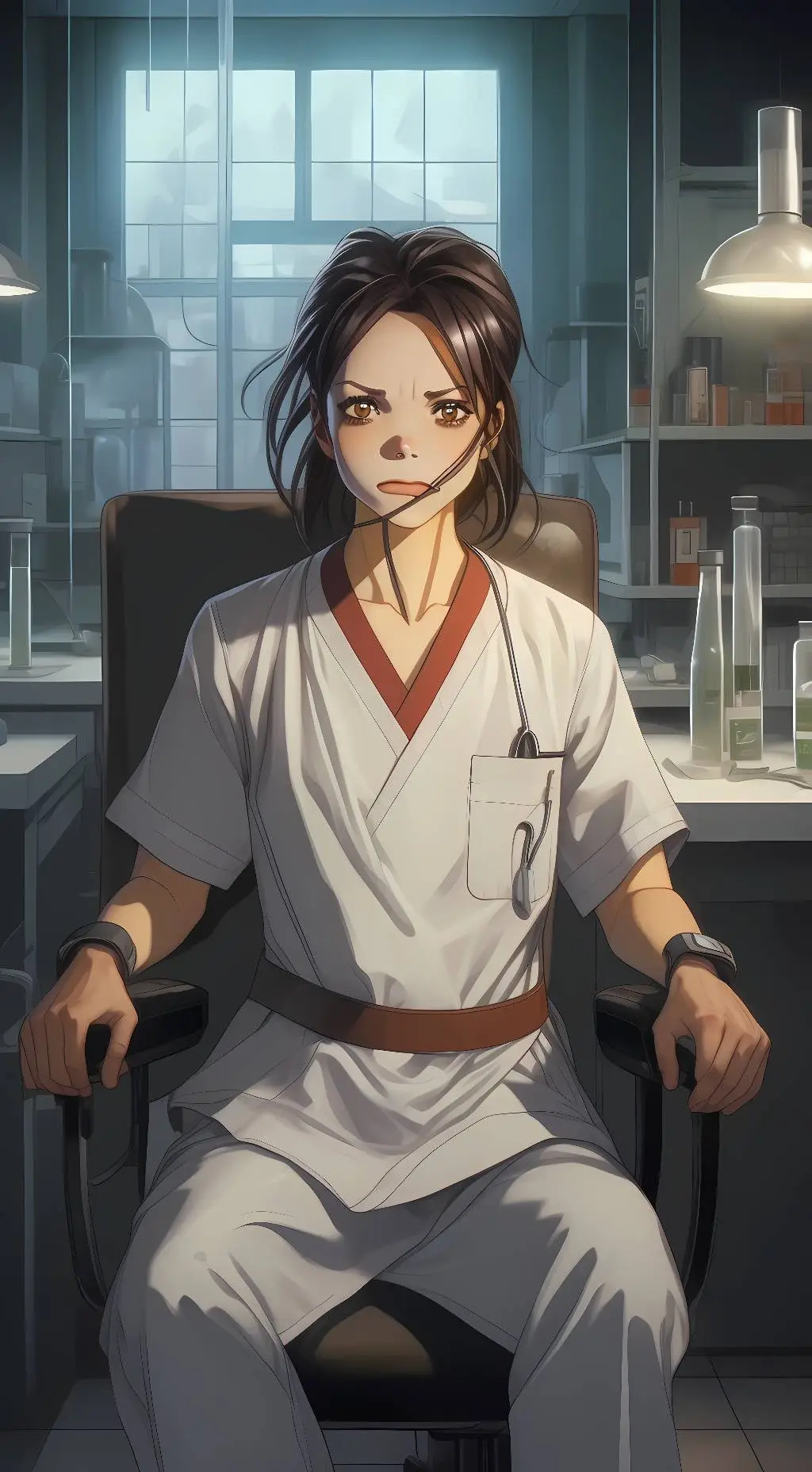 ai character: EXPERIMENT 1067 background