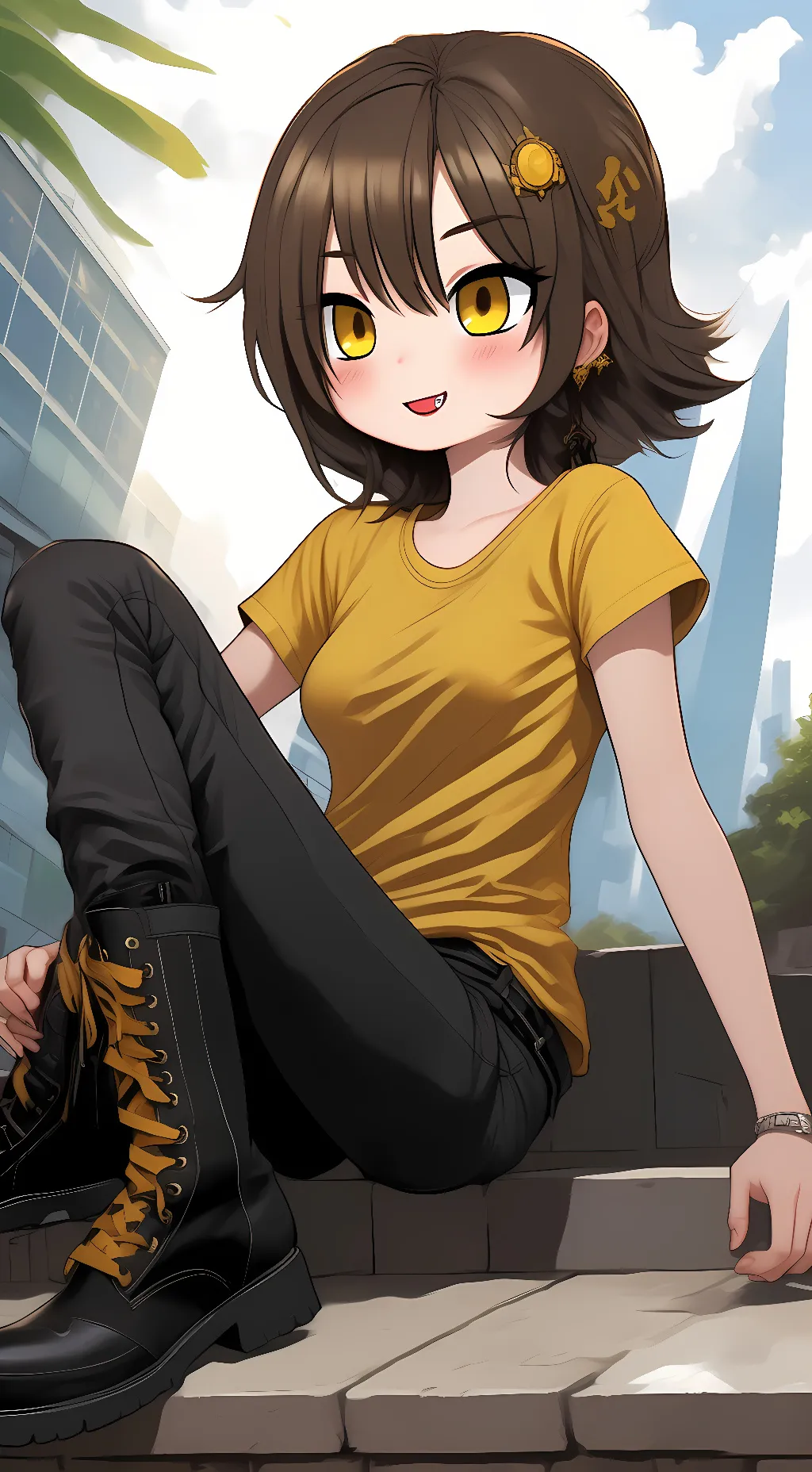 ai character: Mac background