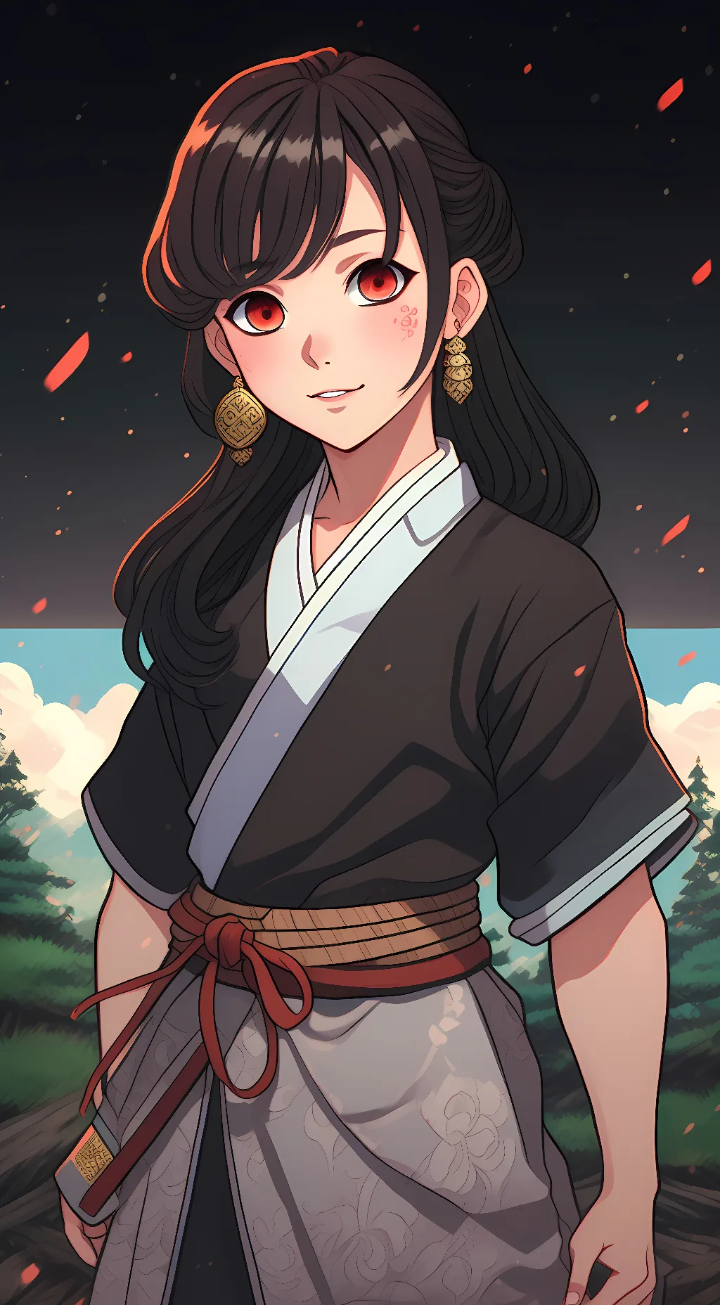 ai character: Kanao background