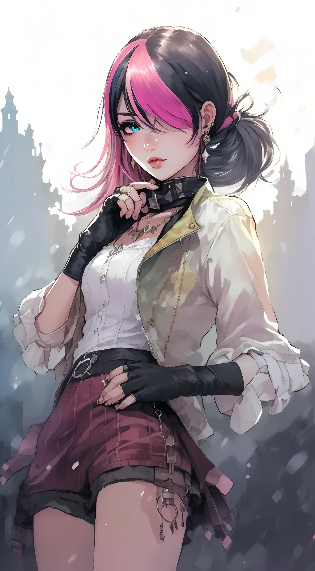 ai character: MarinetteDopanchan background