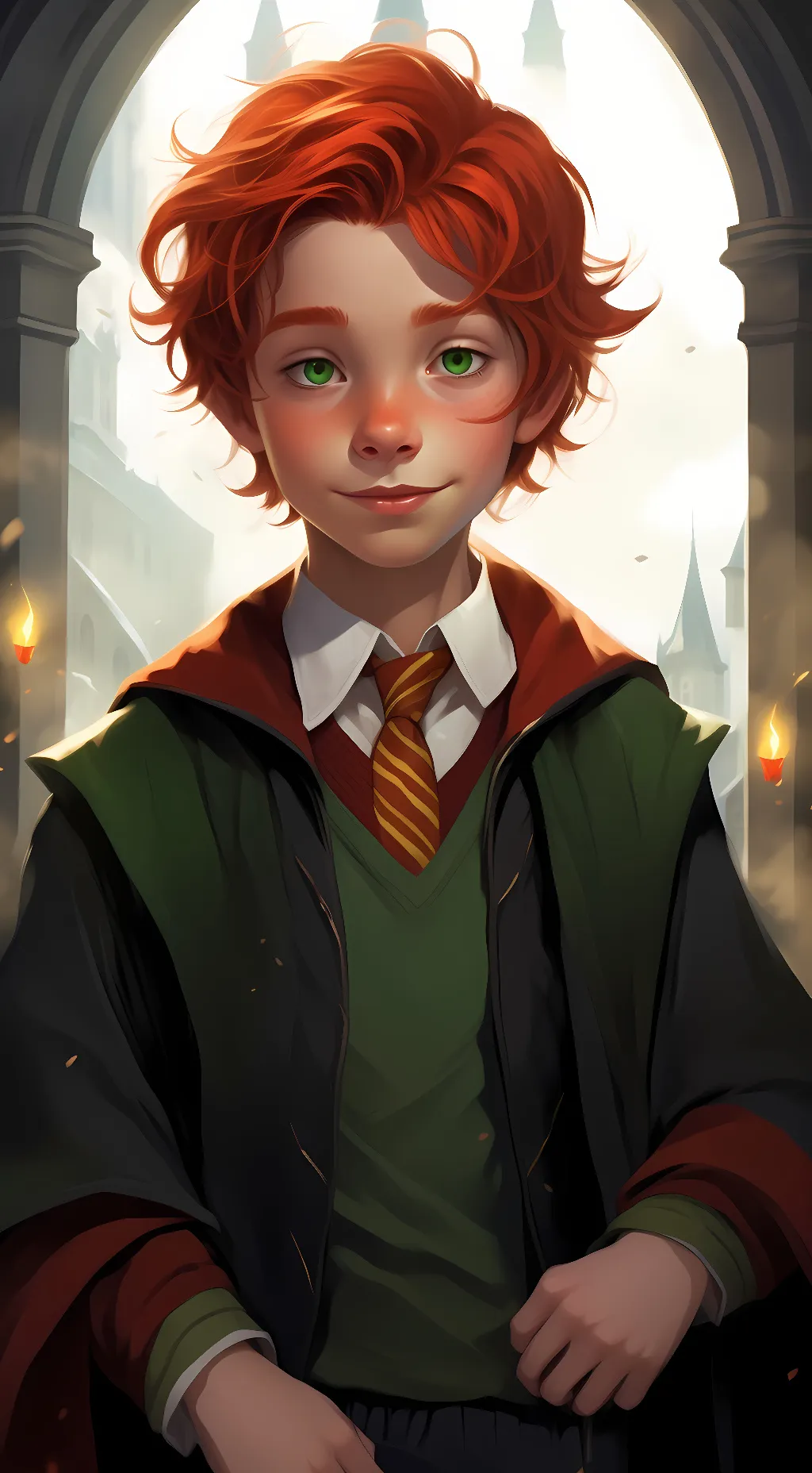 ai character: Ron w background