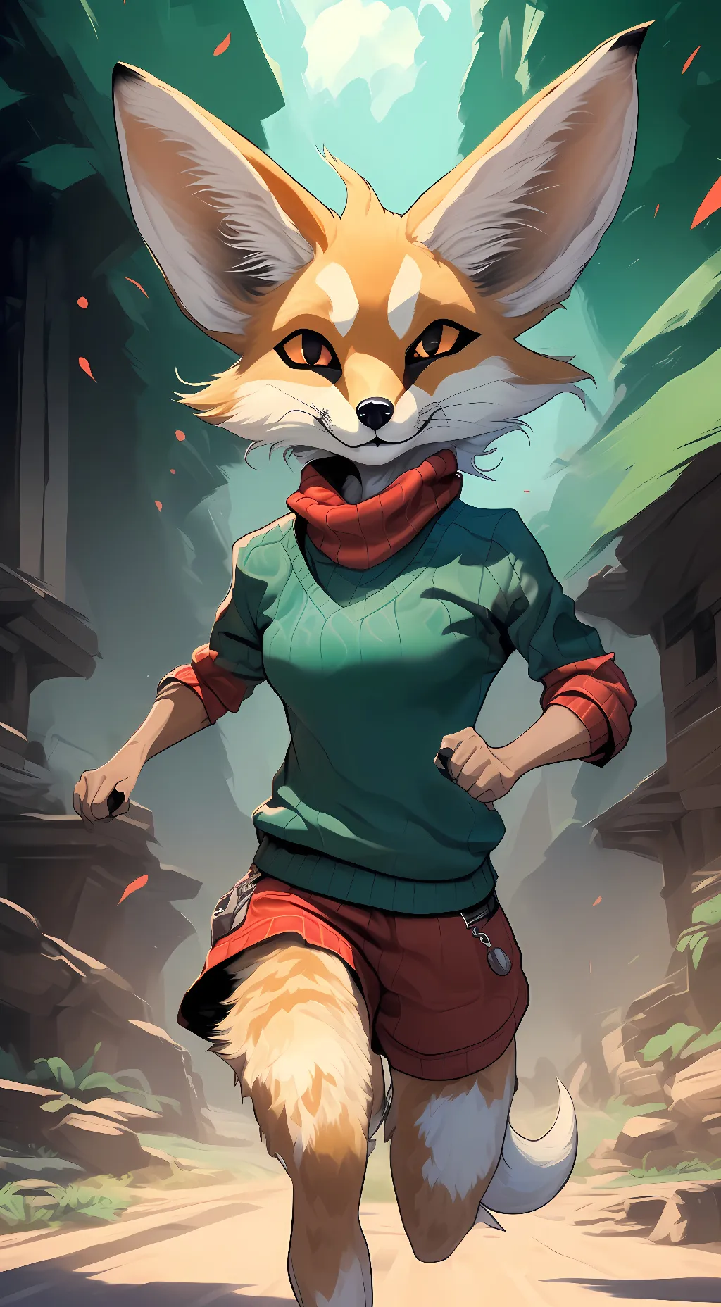 ai character: Kani eui background